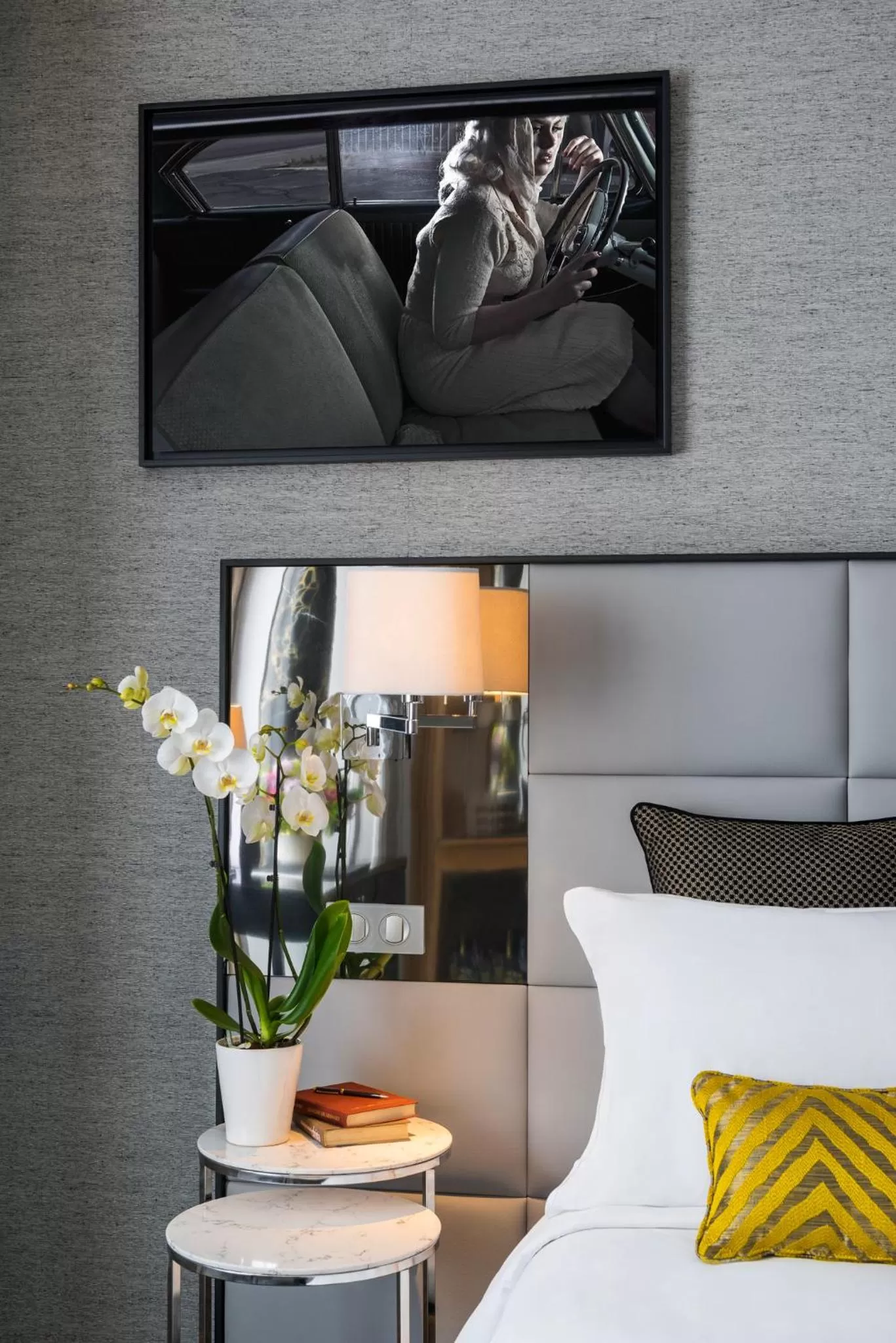 Bedroom, Bed in Sofitel Paris Baltimore Tour Eiffel