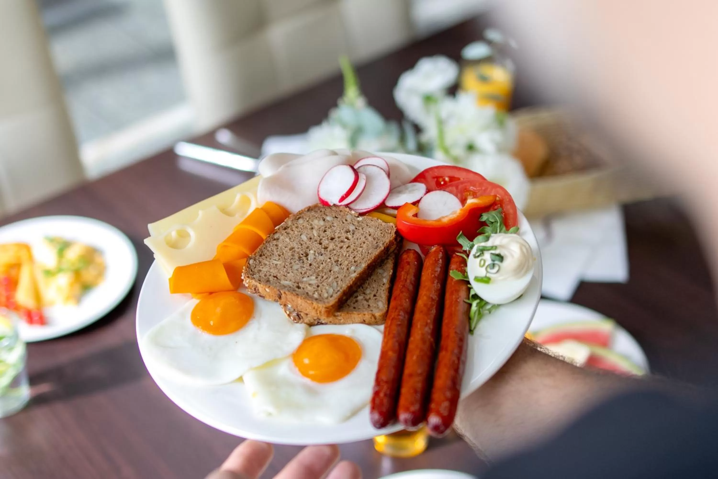 Breakfast in Hotel Śląsk
