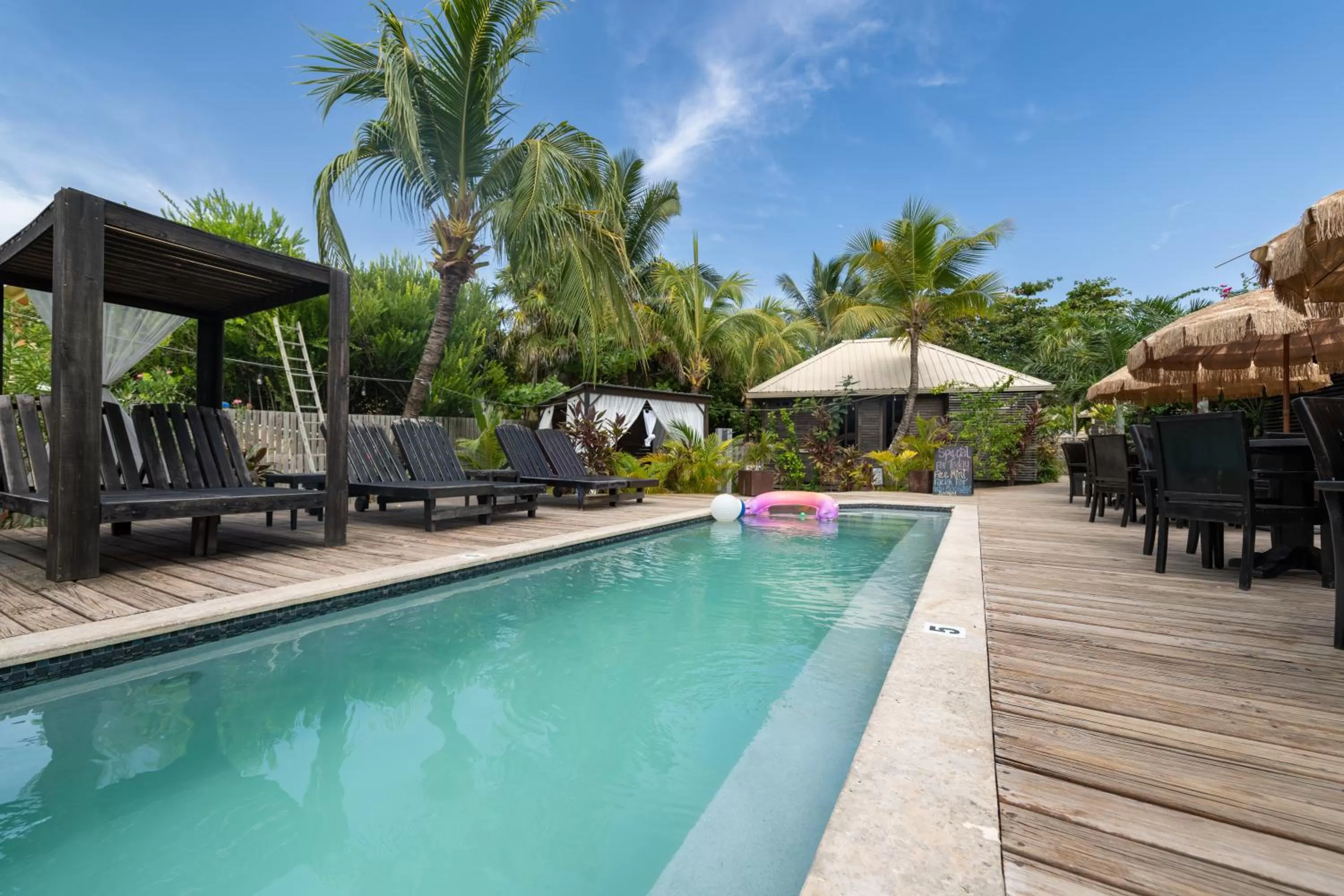 Patio in PUR Boutique Cabanas, Adults Only