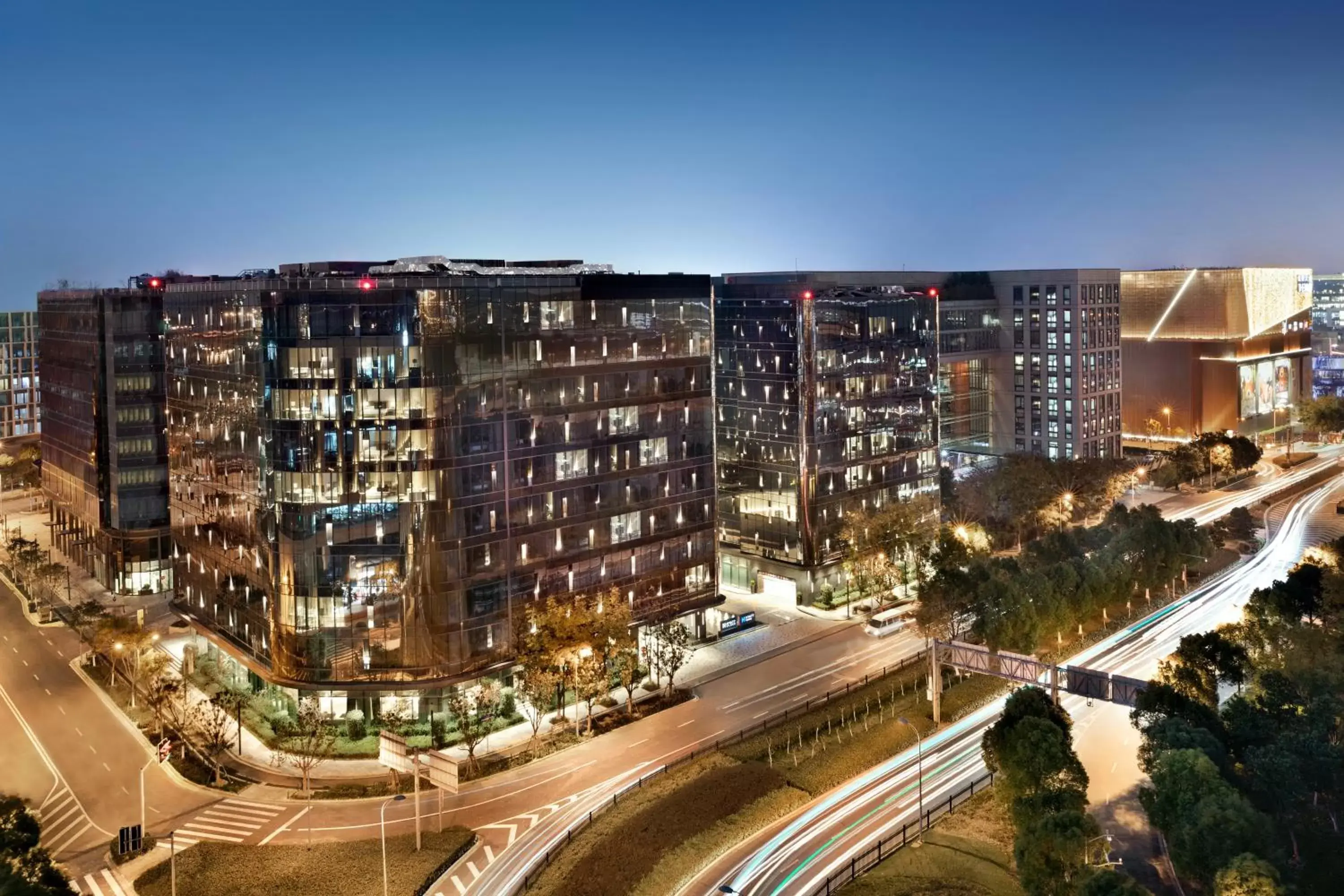 Facade/entrance in Hyatt House Shanghai Hongqiao CBD