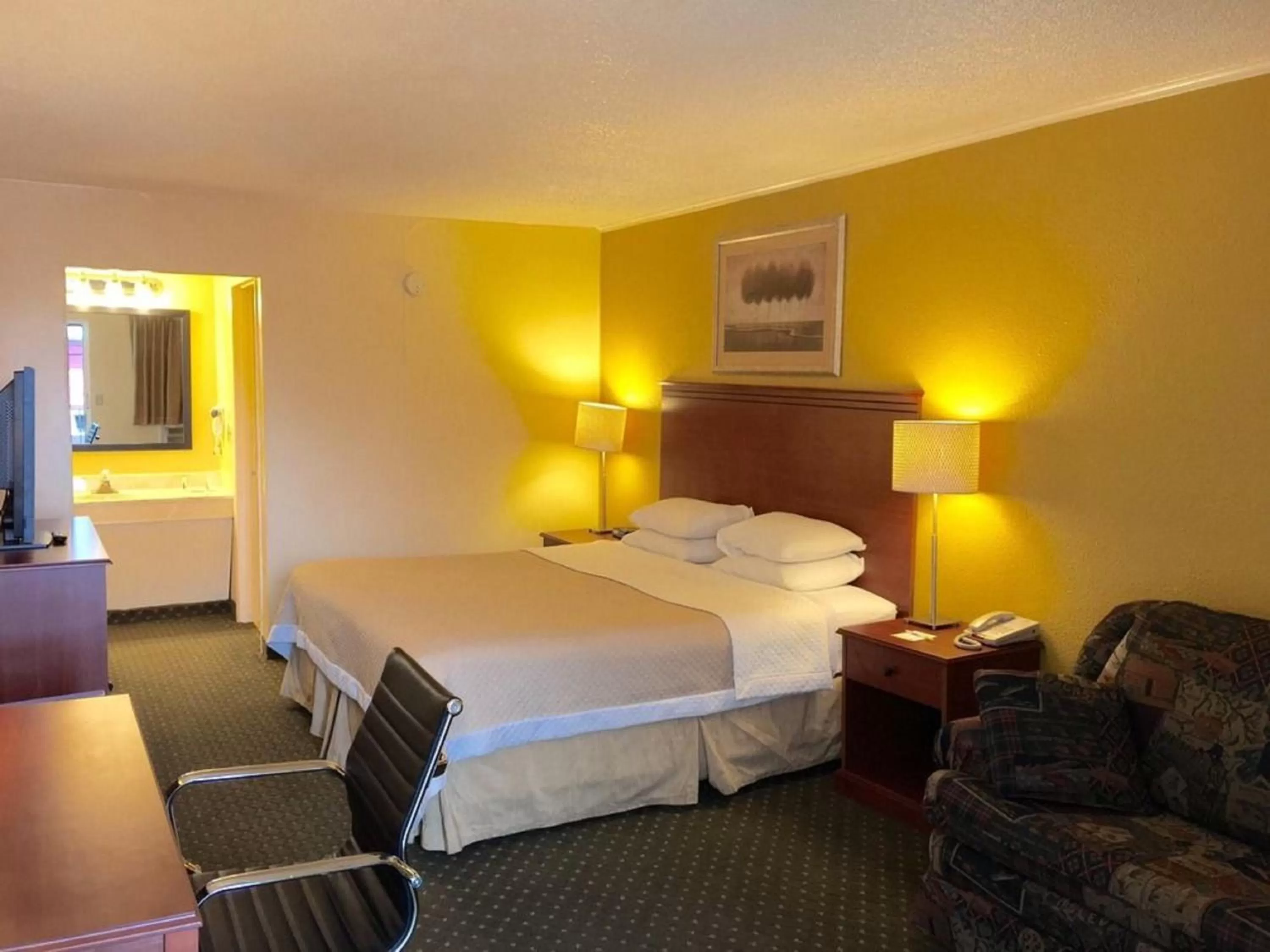 Bedroom in Alamo Inn