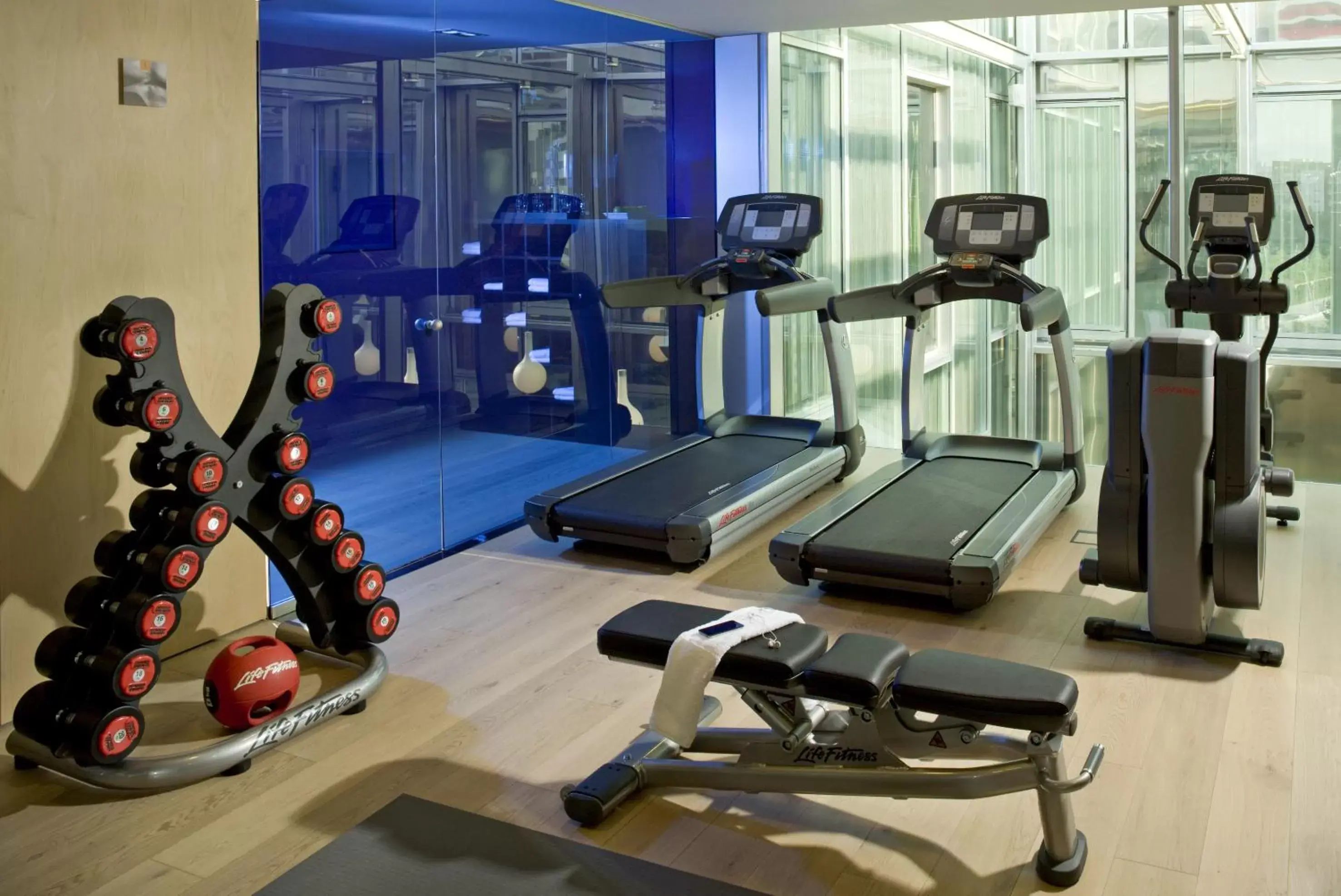 Fitness centre/facilities in Melia Barcelona Sky 4* Sup Fitness centre/facilities in Melia Barcelona Sky 4* Sup