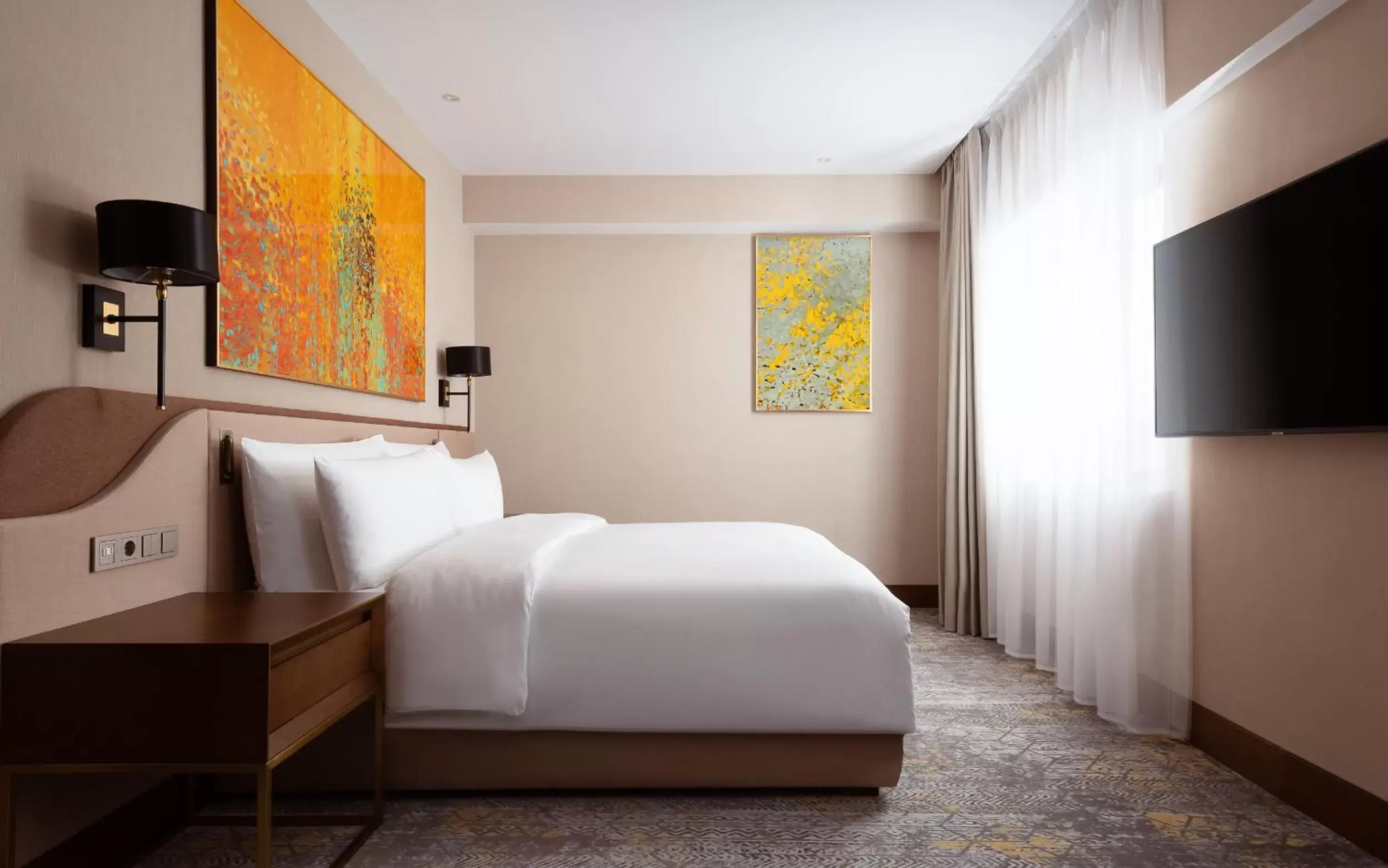 Bedroom, Bed in Swissôtel Wellness Resort Alatau Almaty