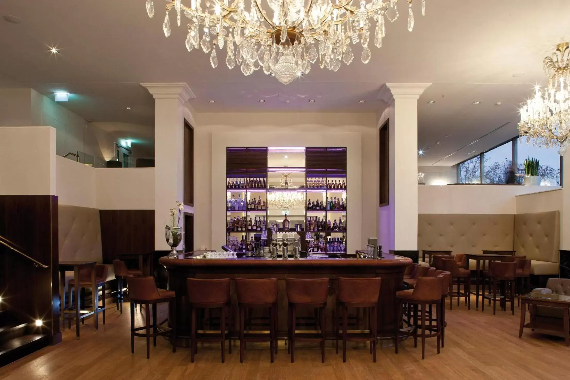 Lounge or bar, Restaurant/Places to Eat in Austria Trend Parkhotel Schönbrunn Wien