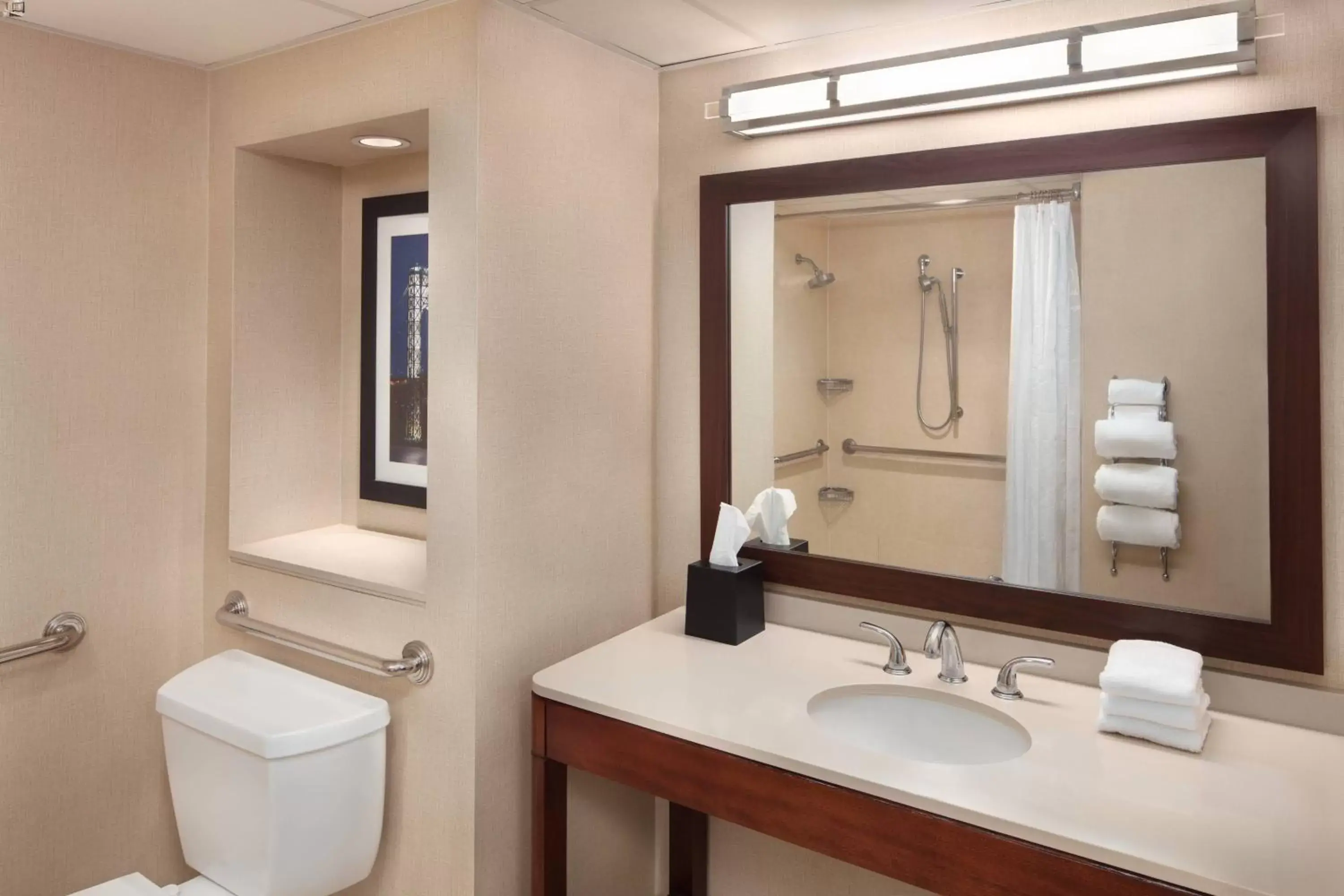 Bathroom in Sheraton Parsippany Hotel