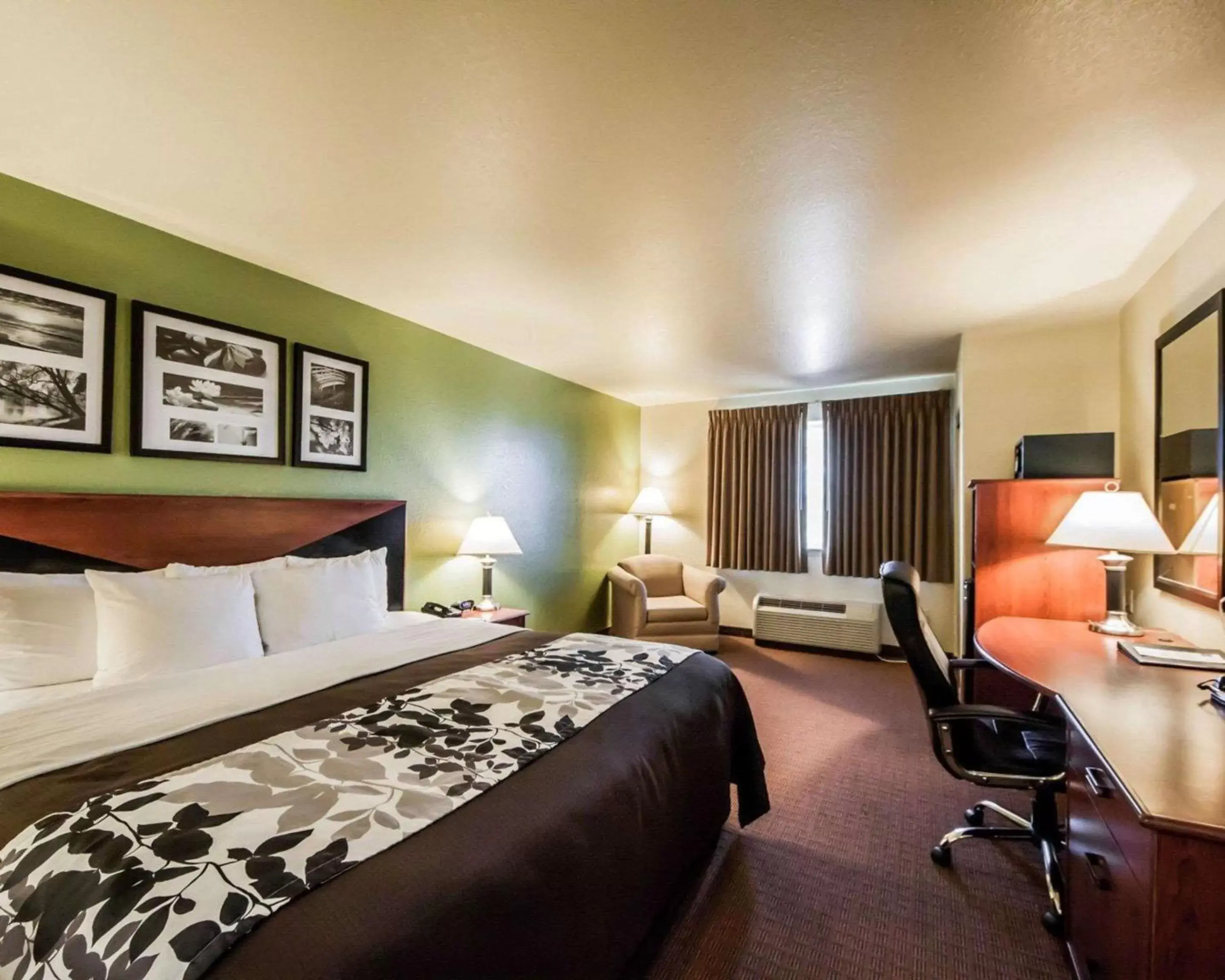 Photo of the whole room, Bed in Sleep Inn and Suites Shamrock