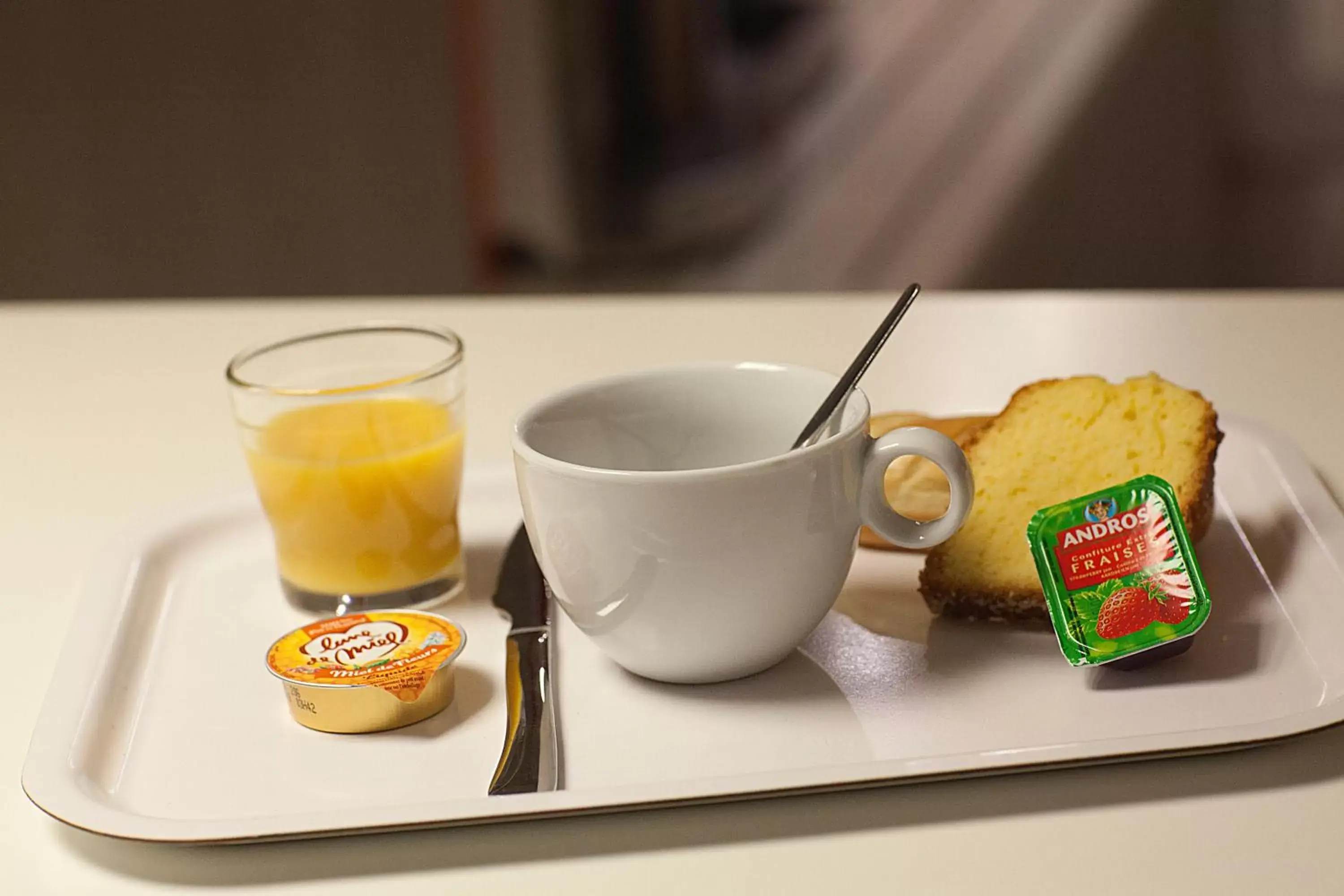 Continental breakfast in Première Classe Clermont-Ferrand Aubière