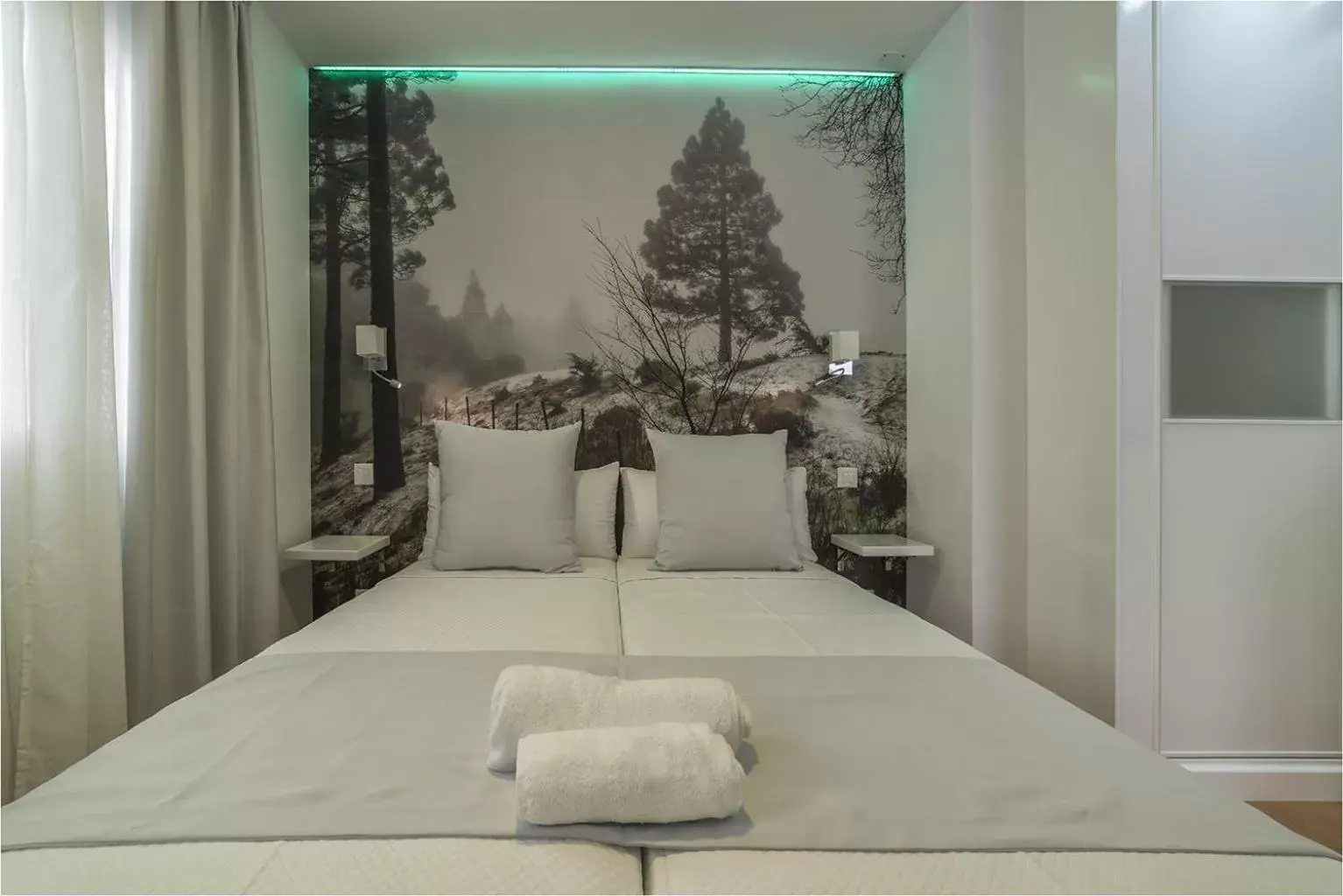Bed in Hotel Ciudad del Mar