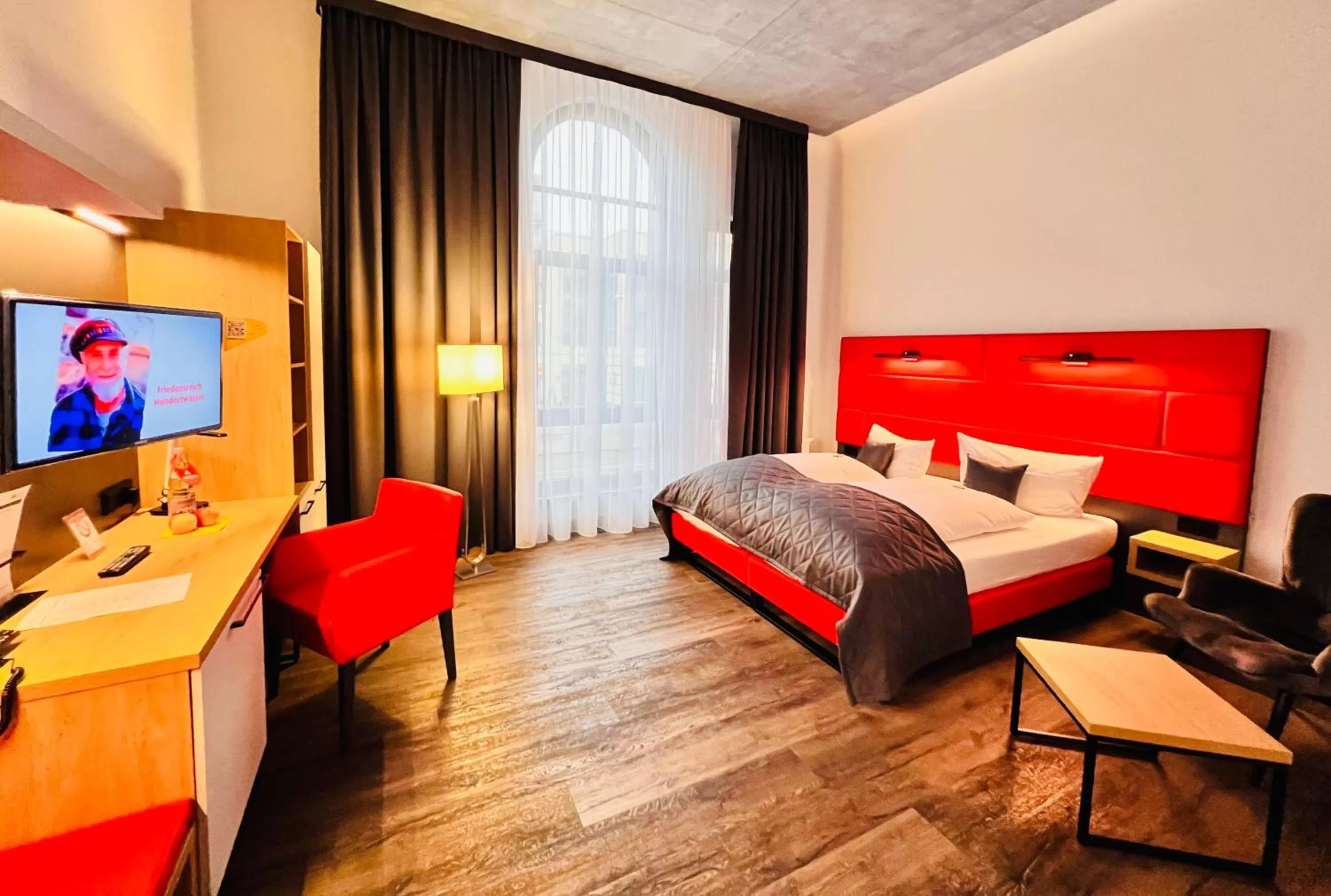 Photo of the whole room, Bed in artHOTEL Magdeburg