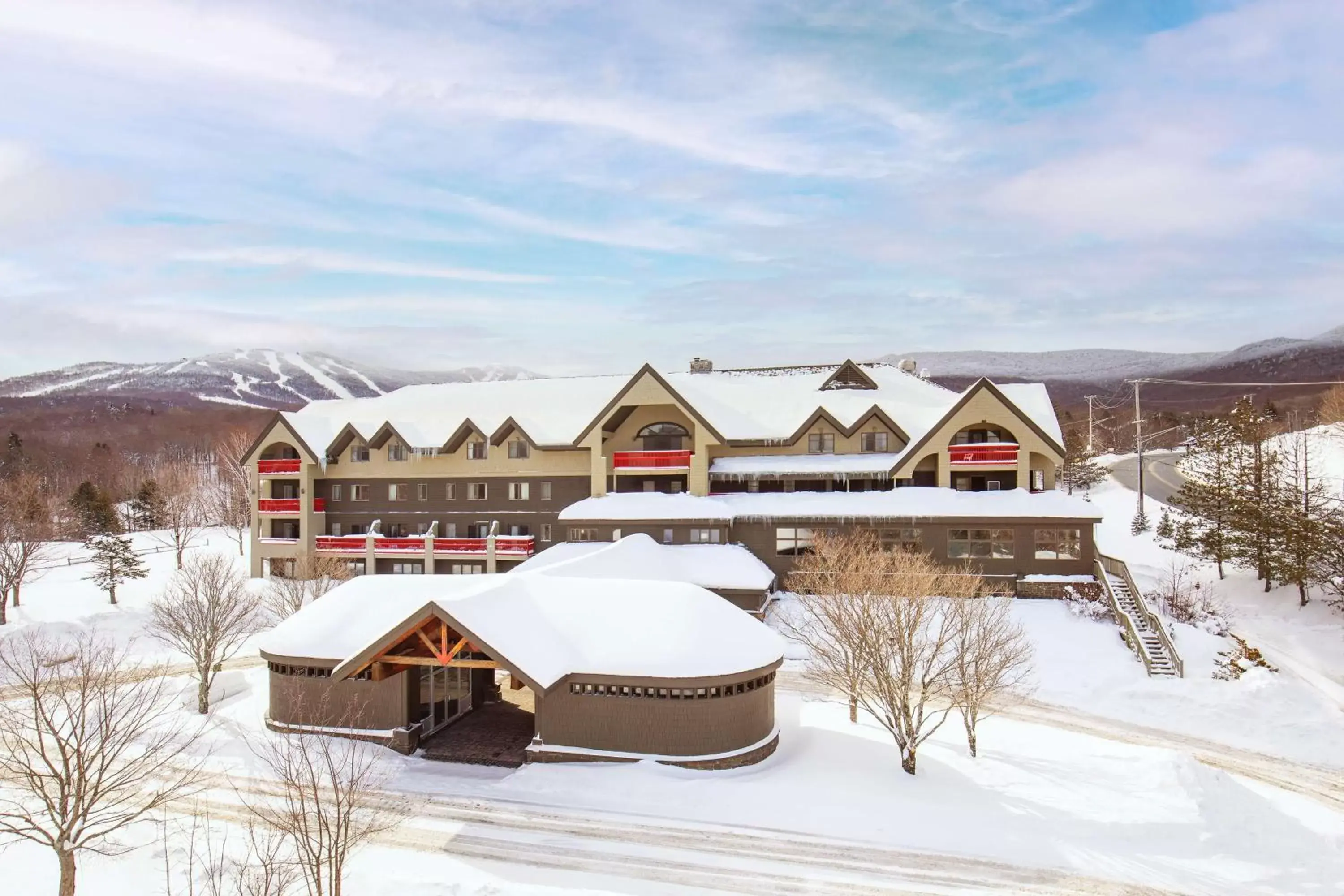 Property building, Winter in Killington Mountain Lodge, Tapestry Collection by Hilton