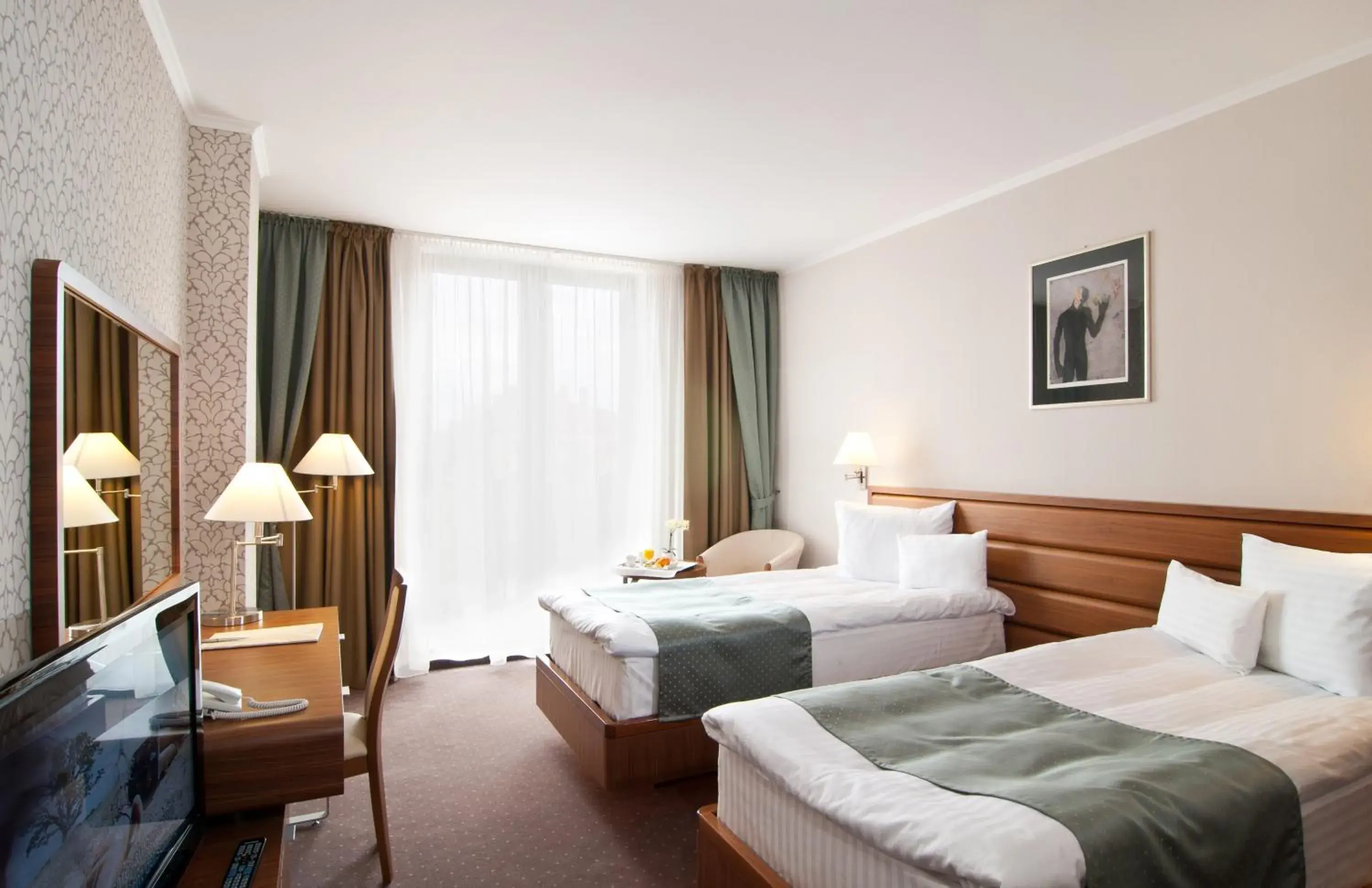 2 Twin Beds Room - single occupancy in Wyndham Cluj 2 Twin Beds Room - single occupancy in Wyndham Cluj