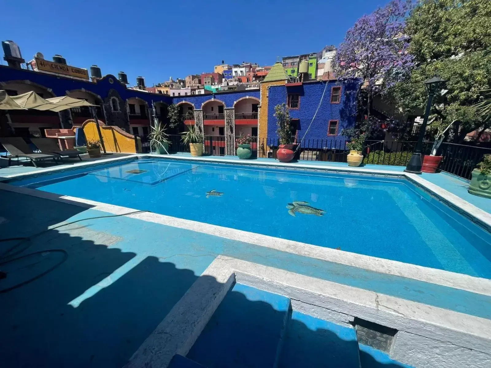 Swimming Pool in Hotel Hacienda de Cobos