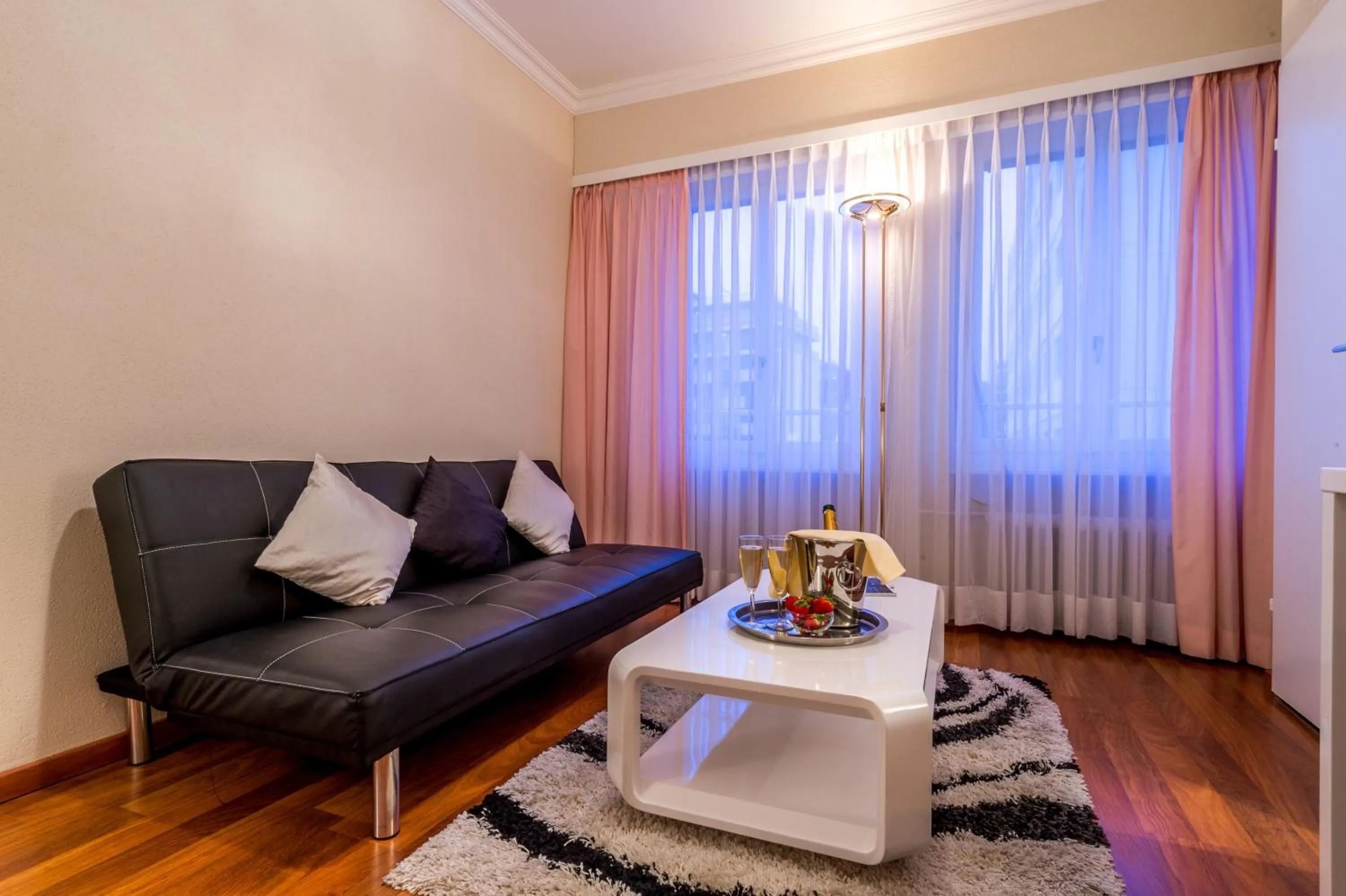 Seating area in Hotel Century