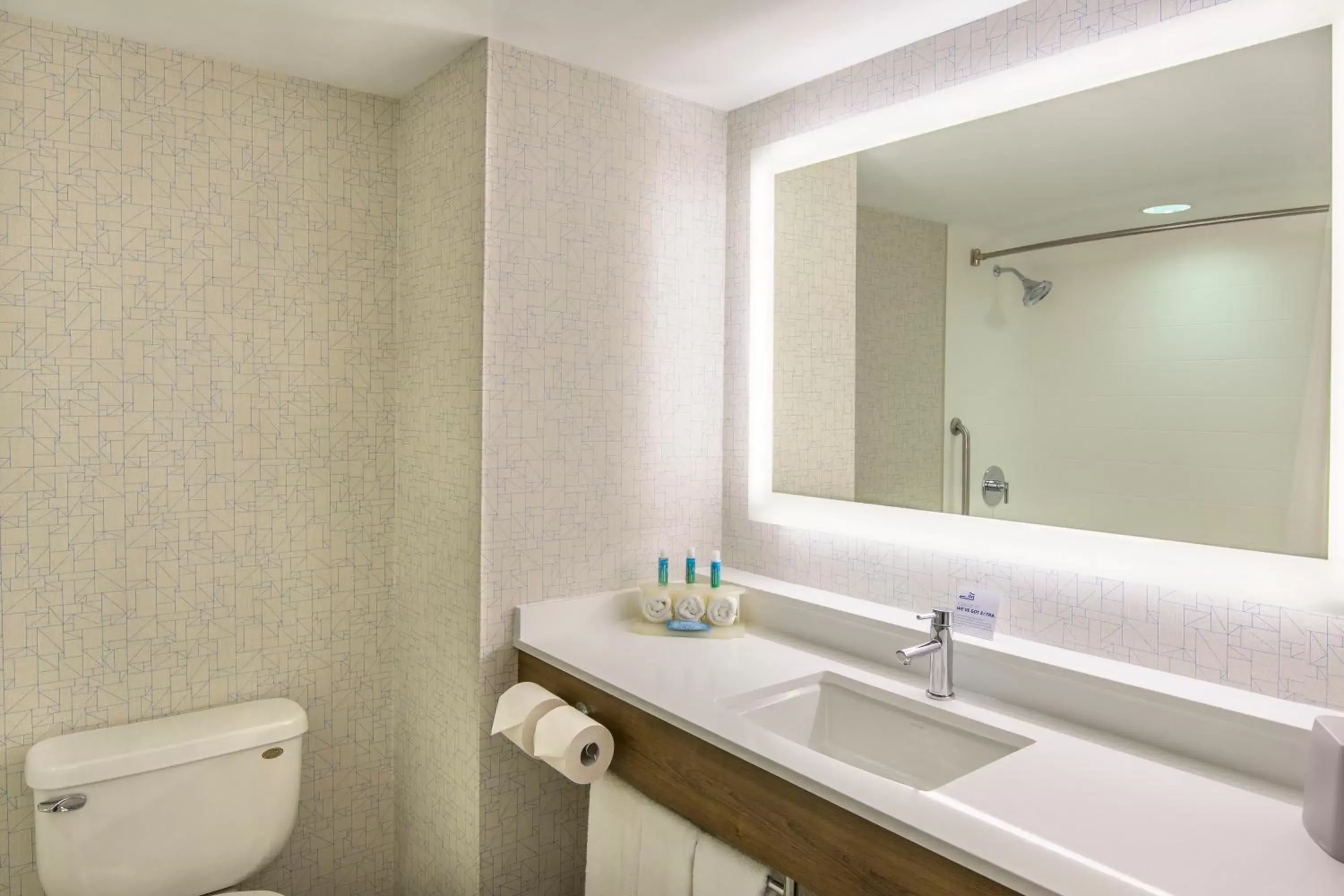 Shower, Bathroom in Holiday Inn Express Hotel & Suites North Bay, an IHG Hotel