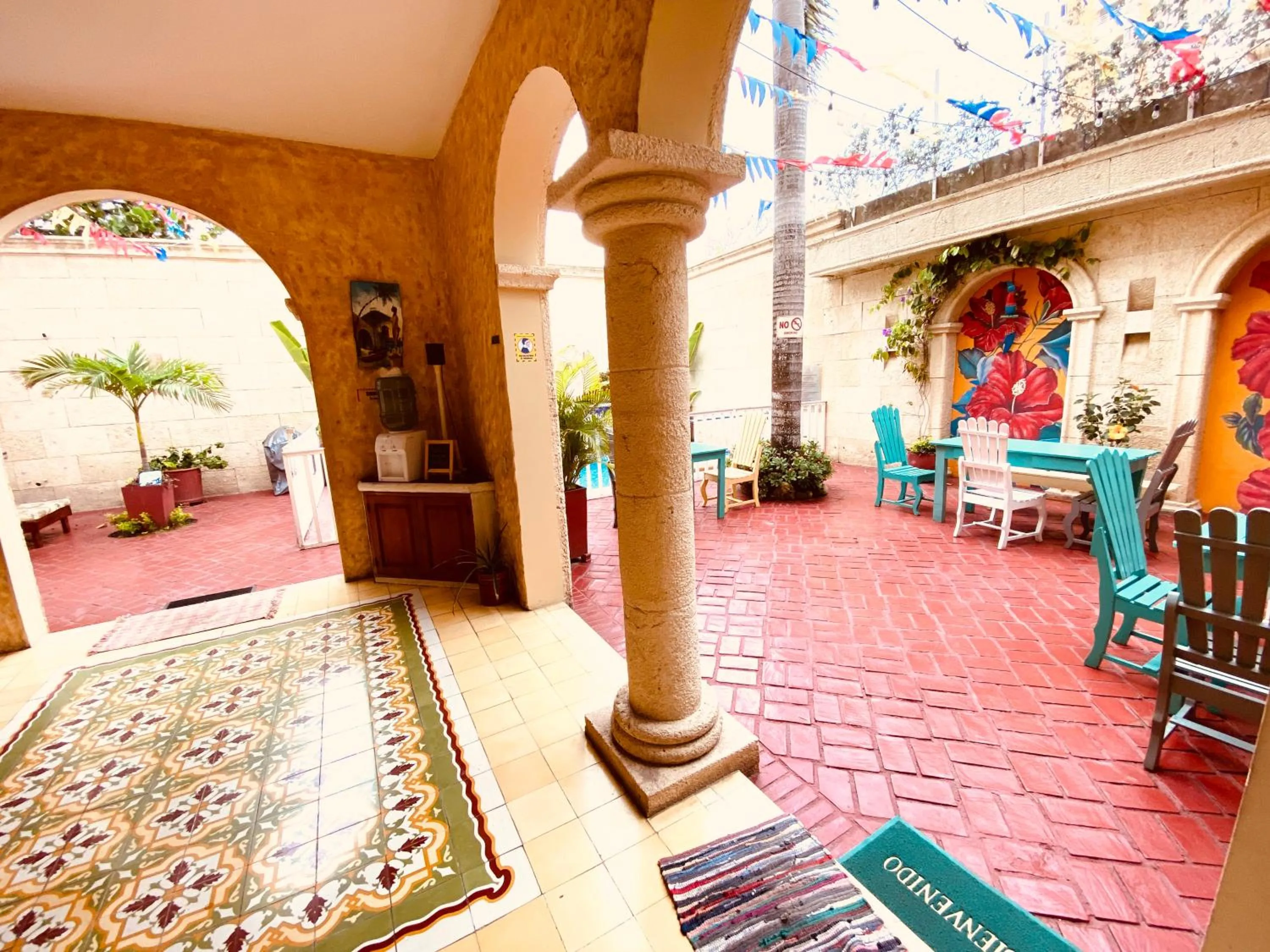 Patio in Hotel Boutique Castillo Ines Maria