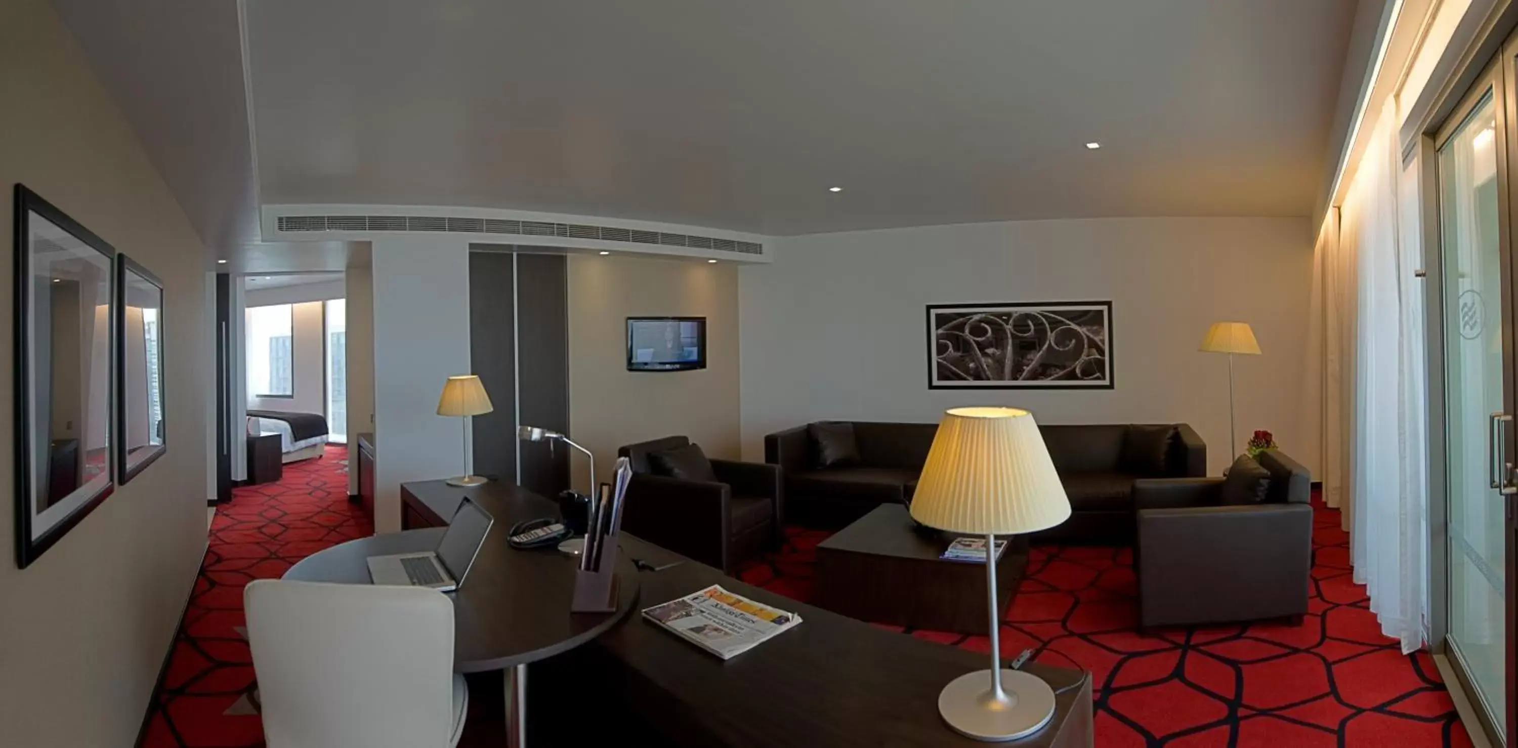 Living room, Seating Area in Crowne Plaza Yas Island, an IHG Hotel