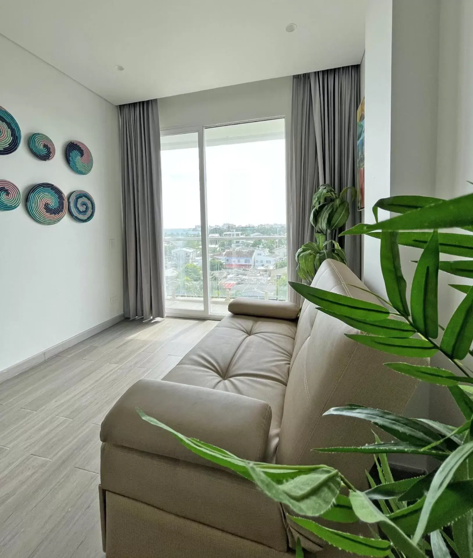 Living room, Seating Area in Azure Lofts & Pool