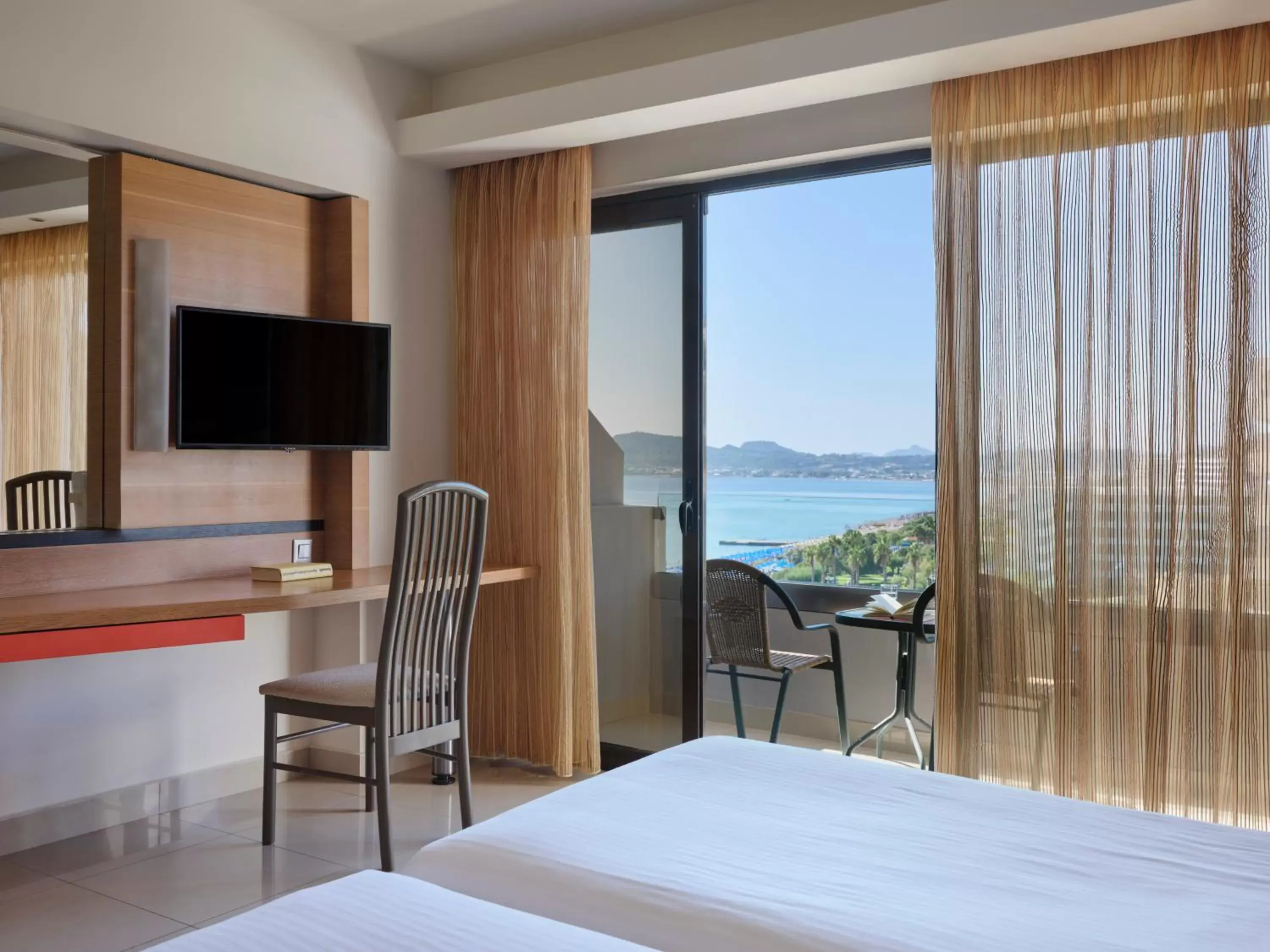 Double or Twin Room with Side Sea View - single occupancy in Esperos Mare Resort