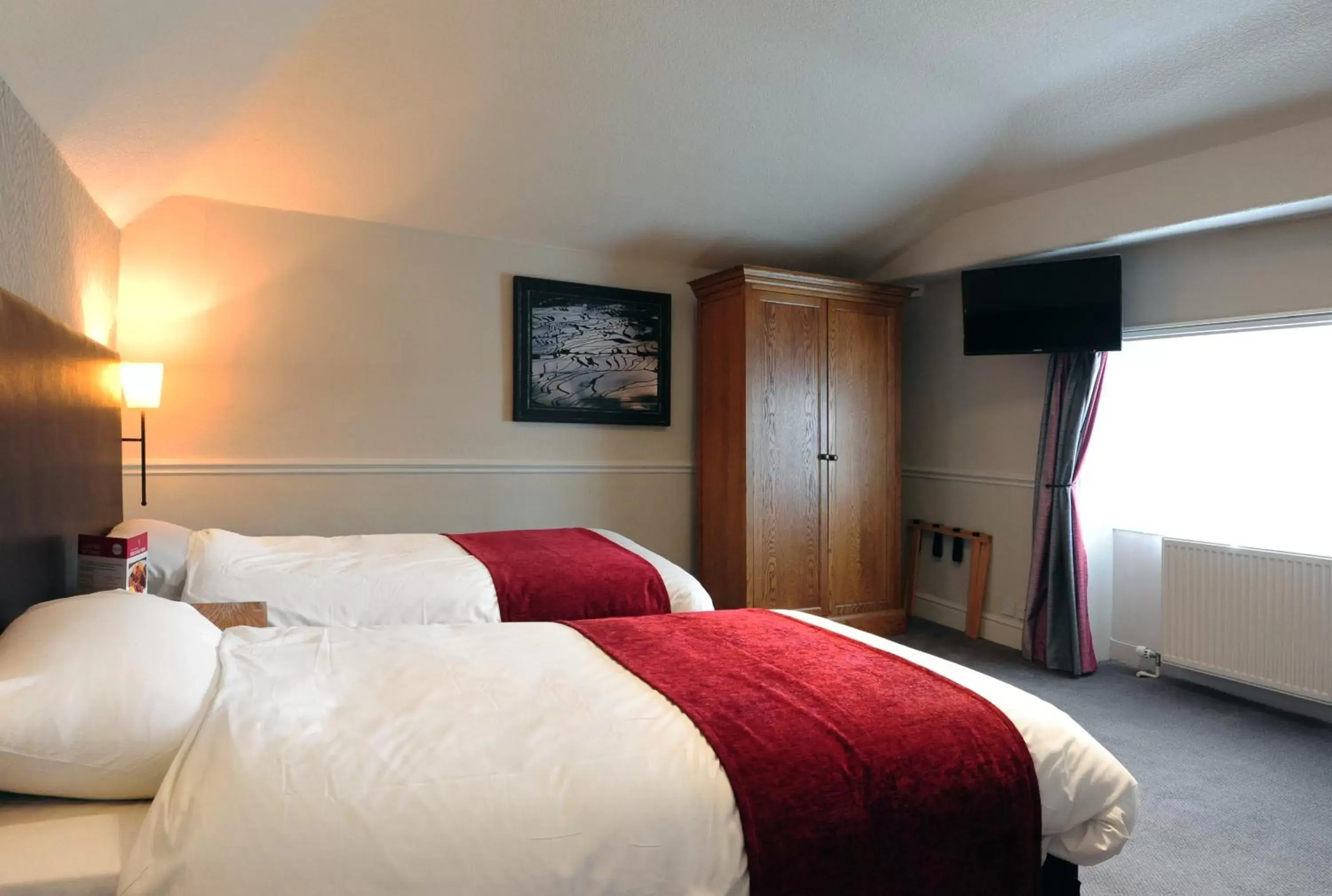 Bedroom, Bed in Himley House by Chef & Brewer Collection