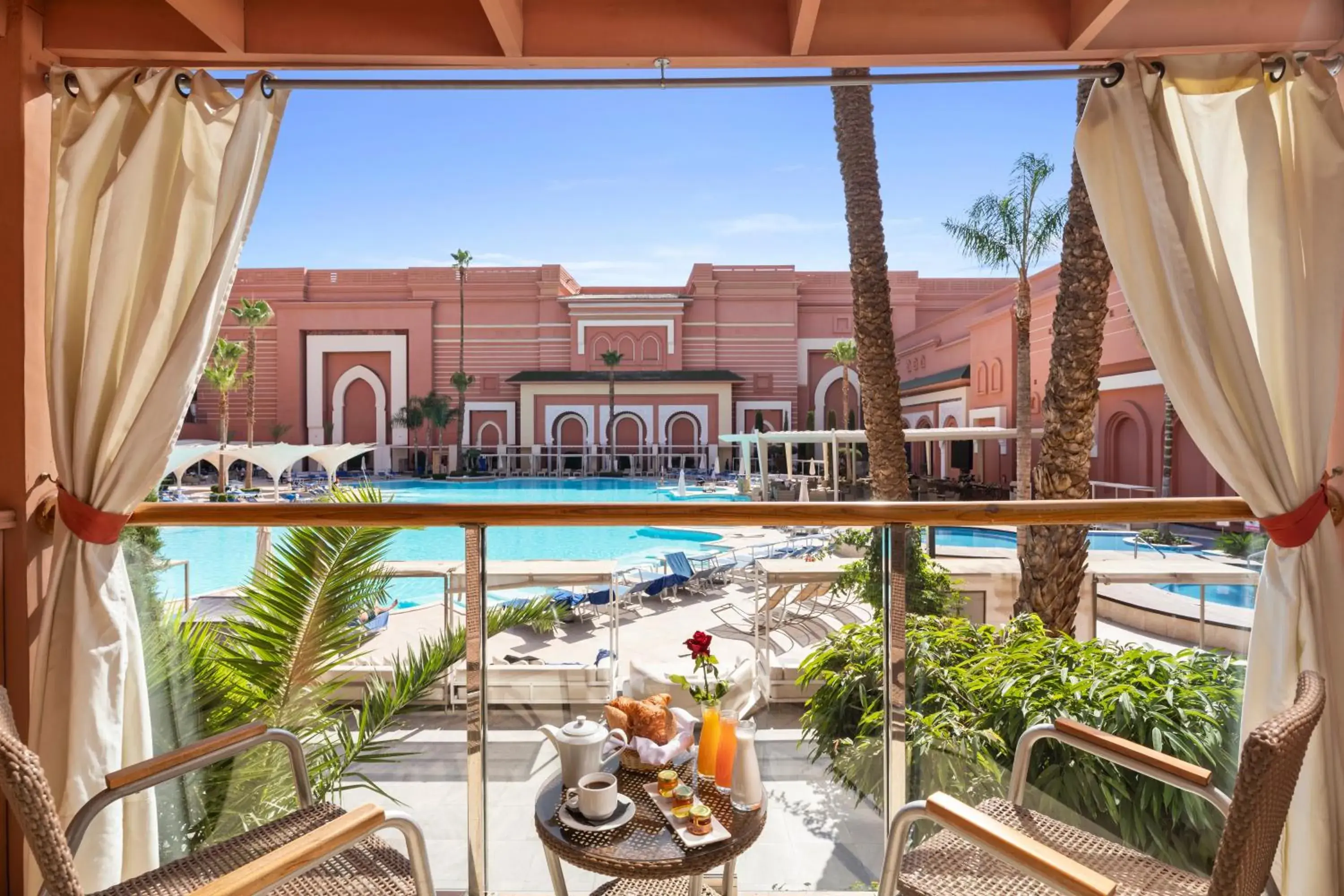 Patio, Pool View in Savoy Le Grand Hotel Marrakech