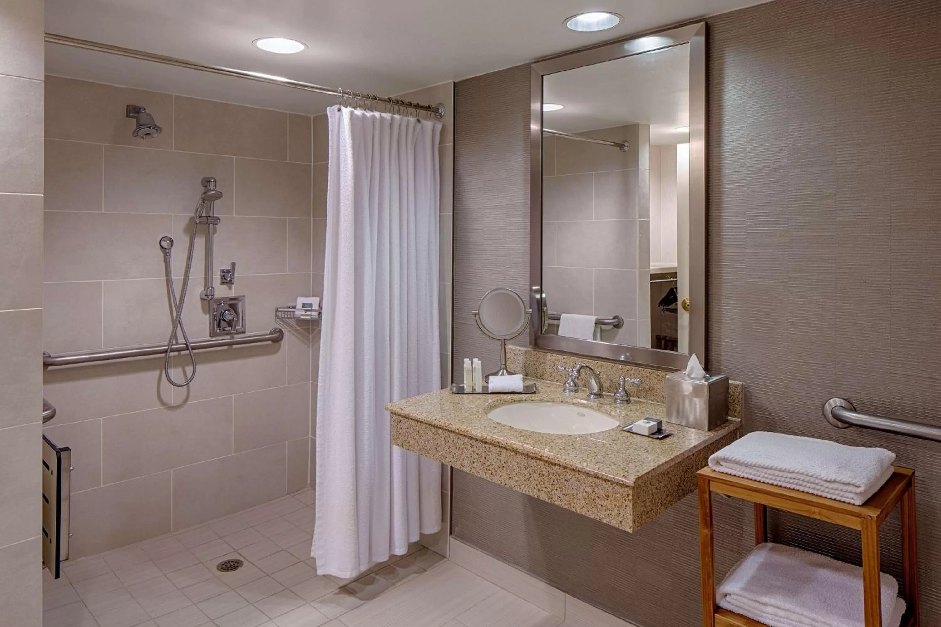 Queen Room with Roll in Shower - Disability Access/Non-Smoking in DoubleTree by Hilton Hotel Houston Greenway Plaza