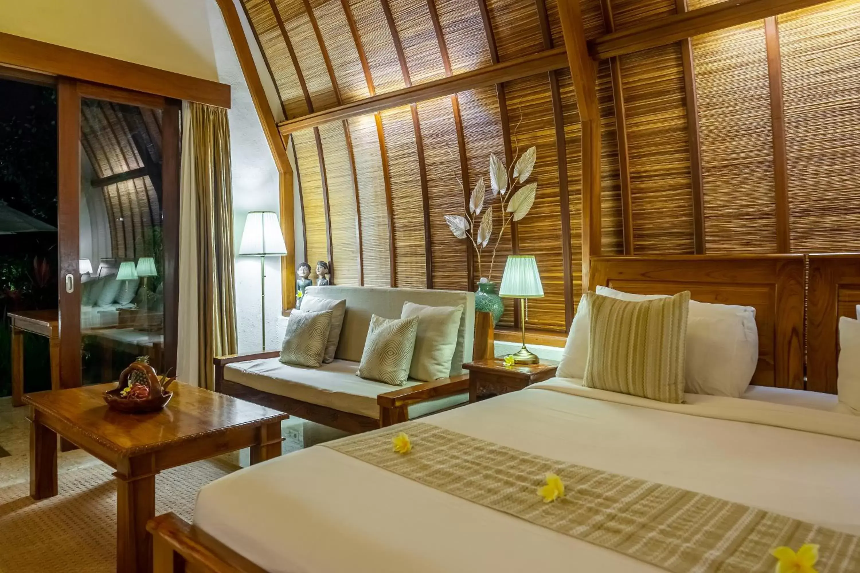 Bed in Klumpu Bali Resort Bed in Klumpu Bali Resort