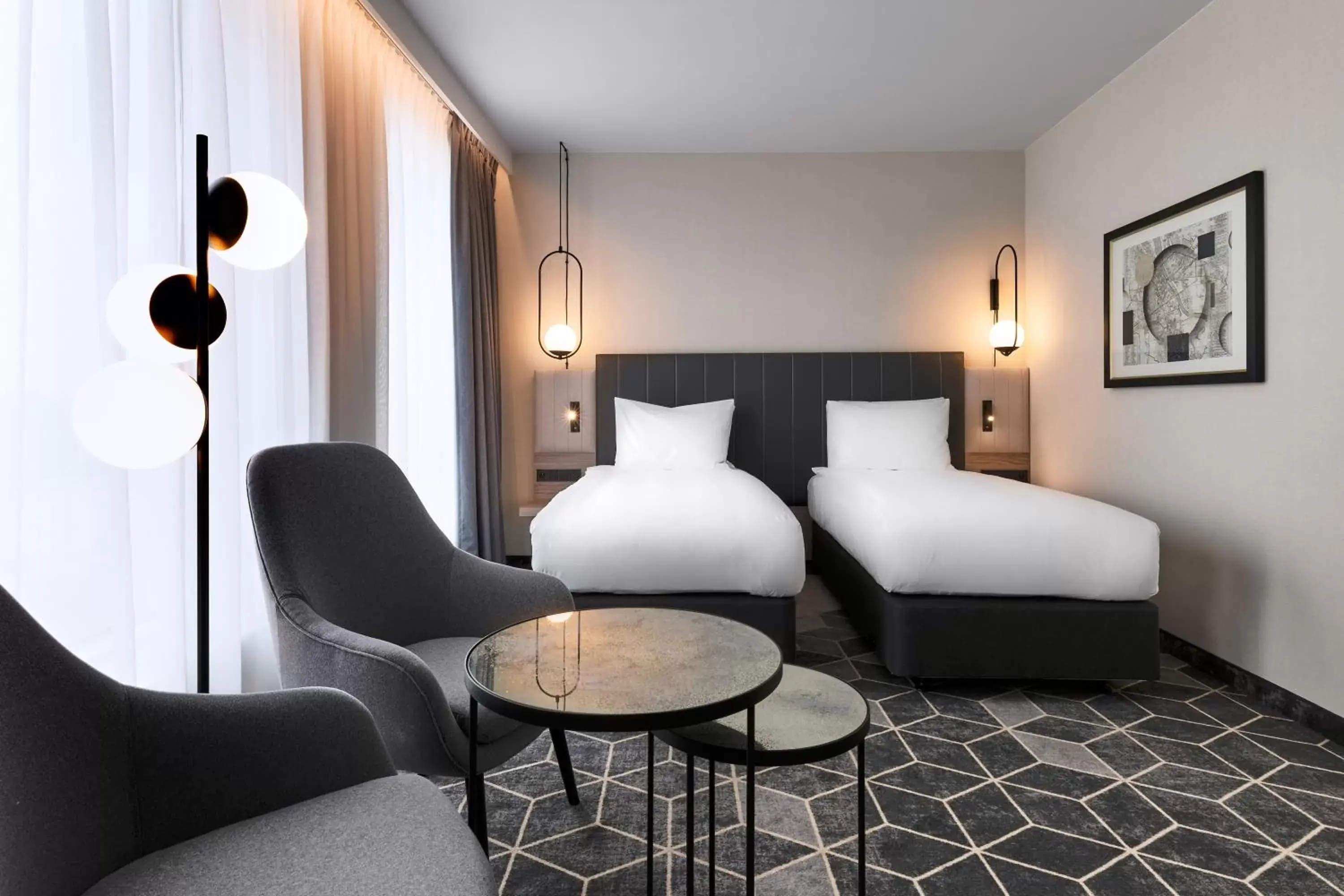 Bed in Crowne Plaza - Warsaw - The HUB, an IHG Hotel