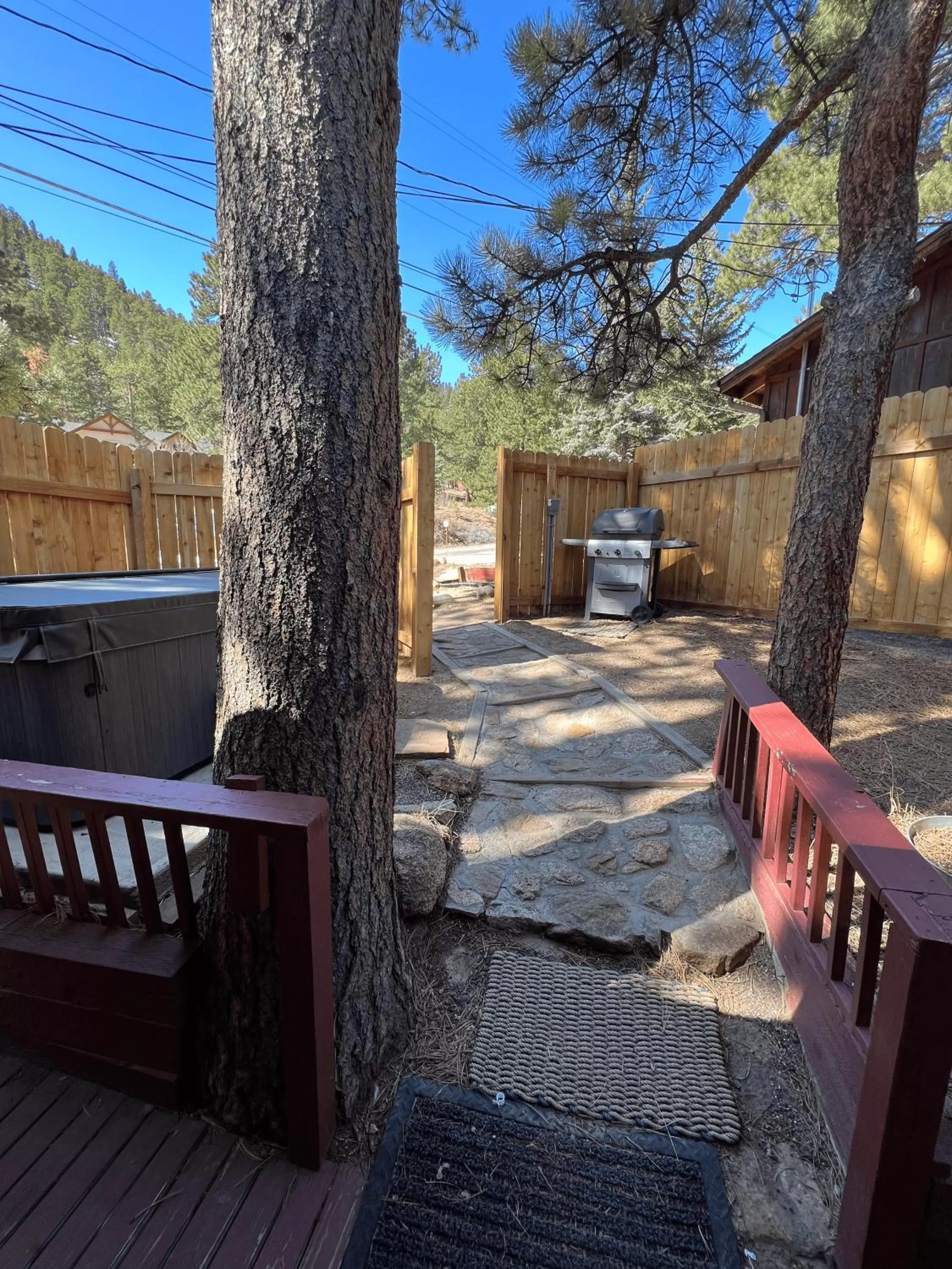Patio in Ponderosa Lodge