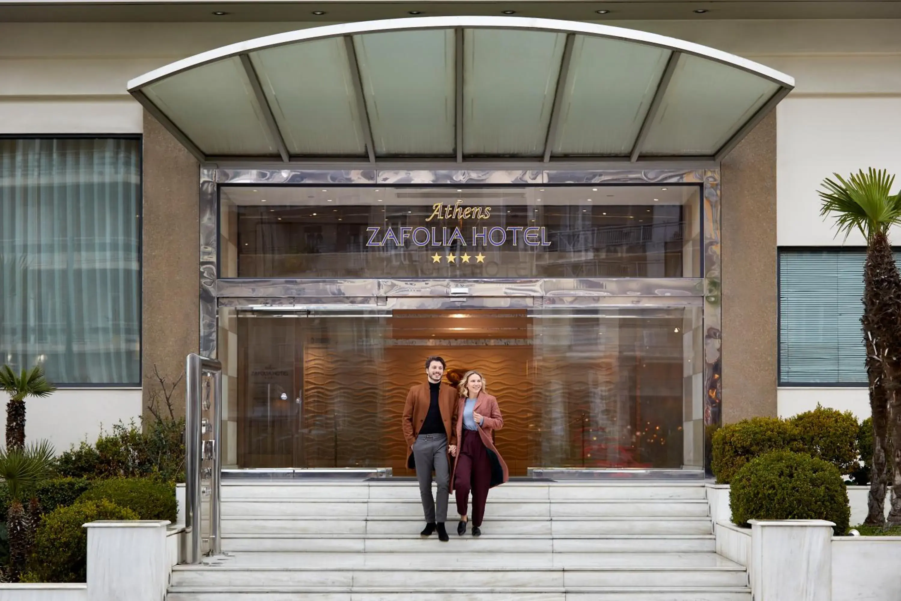 Facade/entrance in Athens Zafolia Hotel