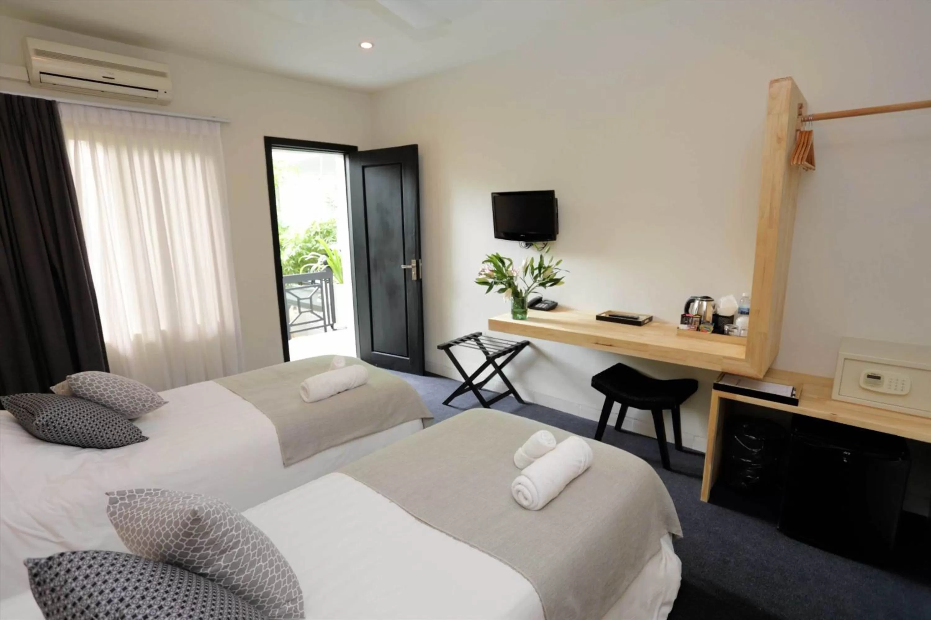 Bedroom, Bed in Bamboo9 Boutique