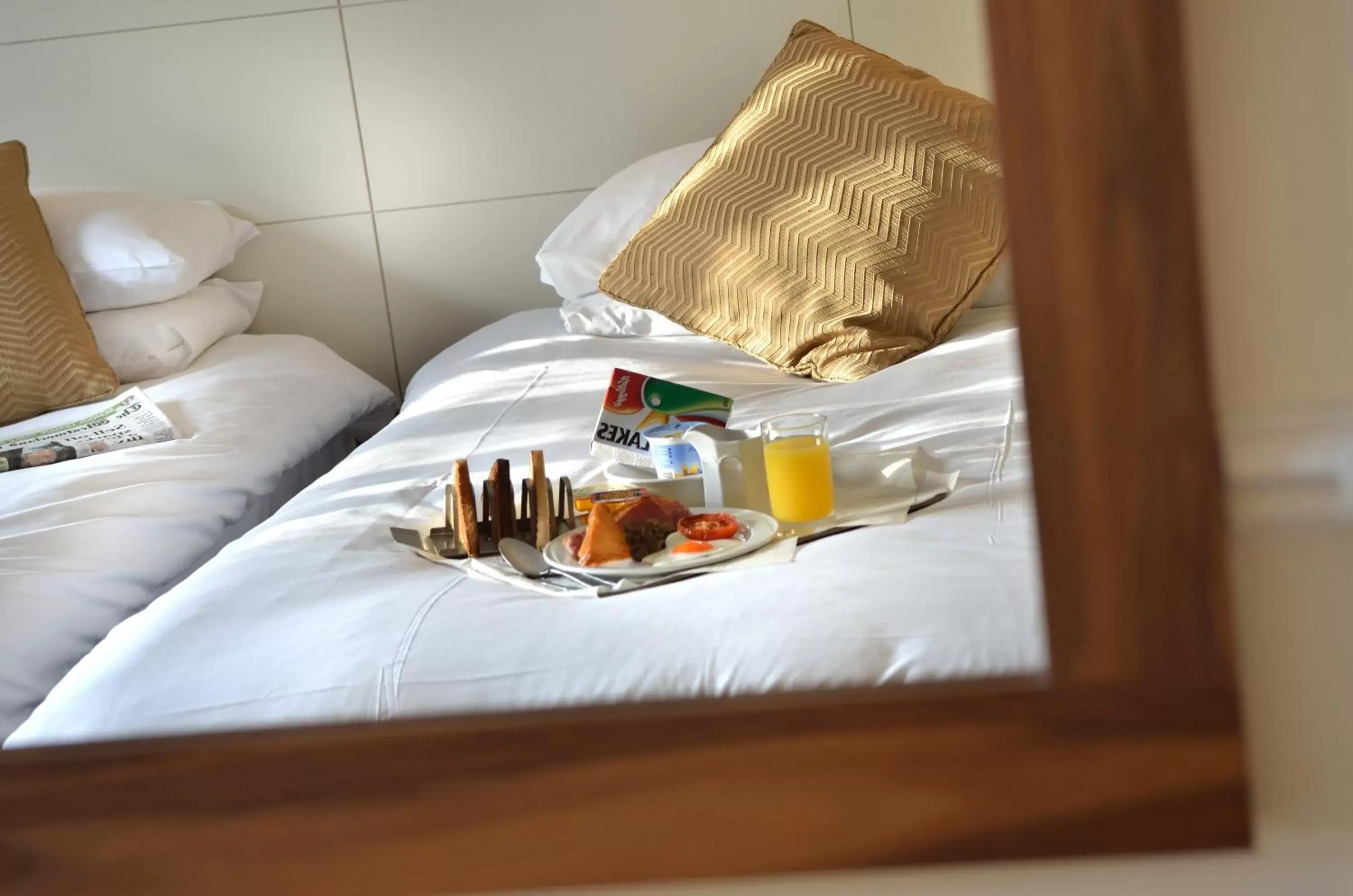 Food close-up, Bed in Damson Dene Hotel