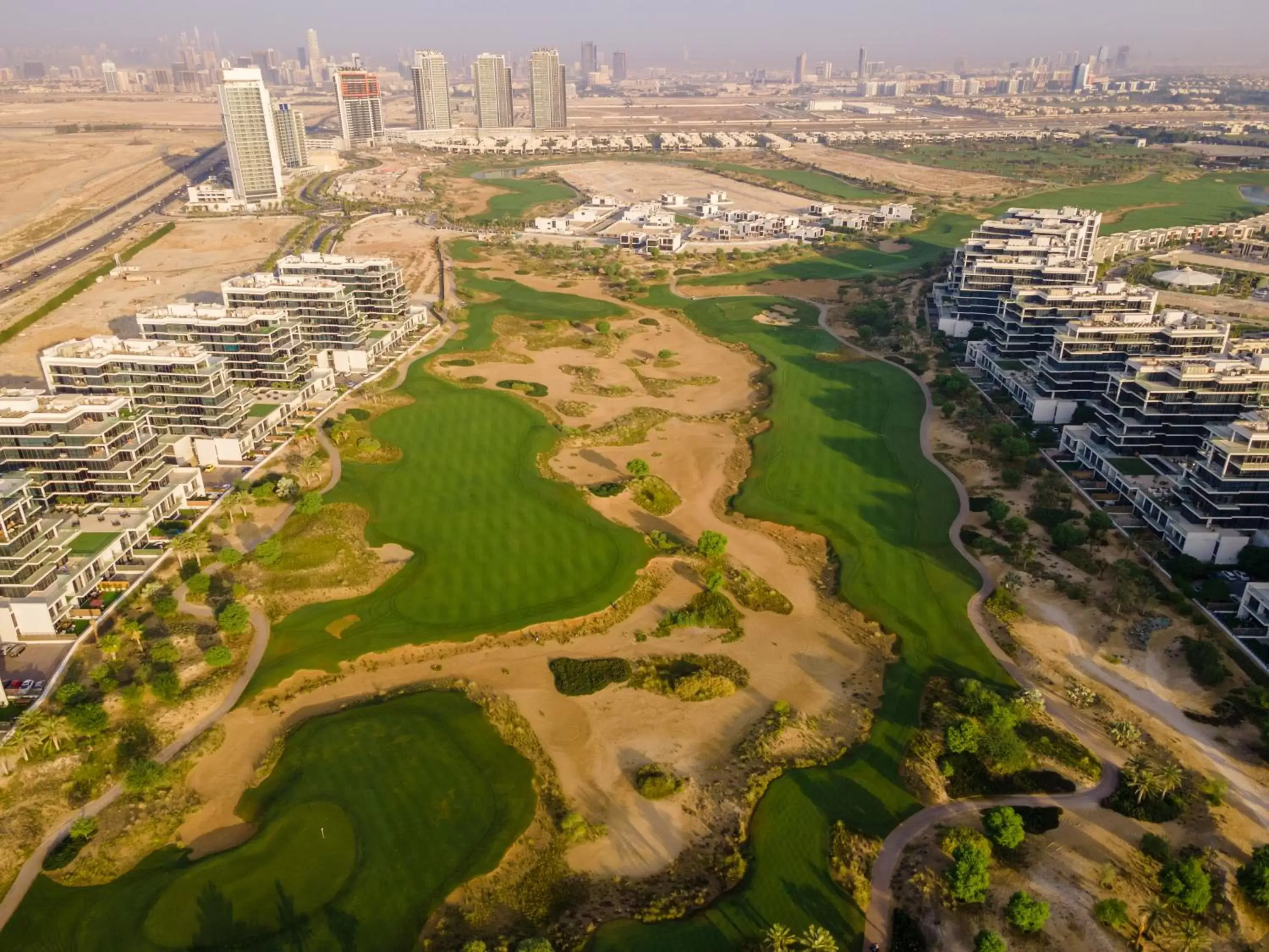 Bird's eye view, Bird's-eye View in Radisson Dubai Damac Hills