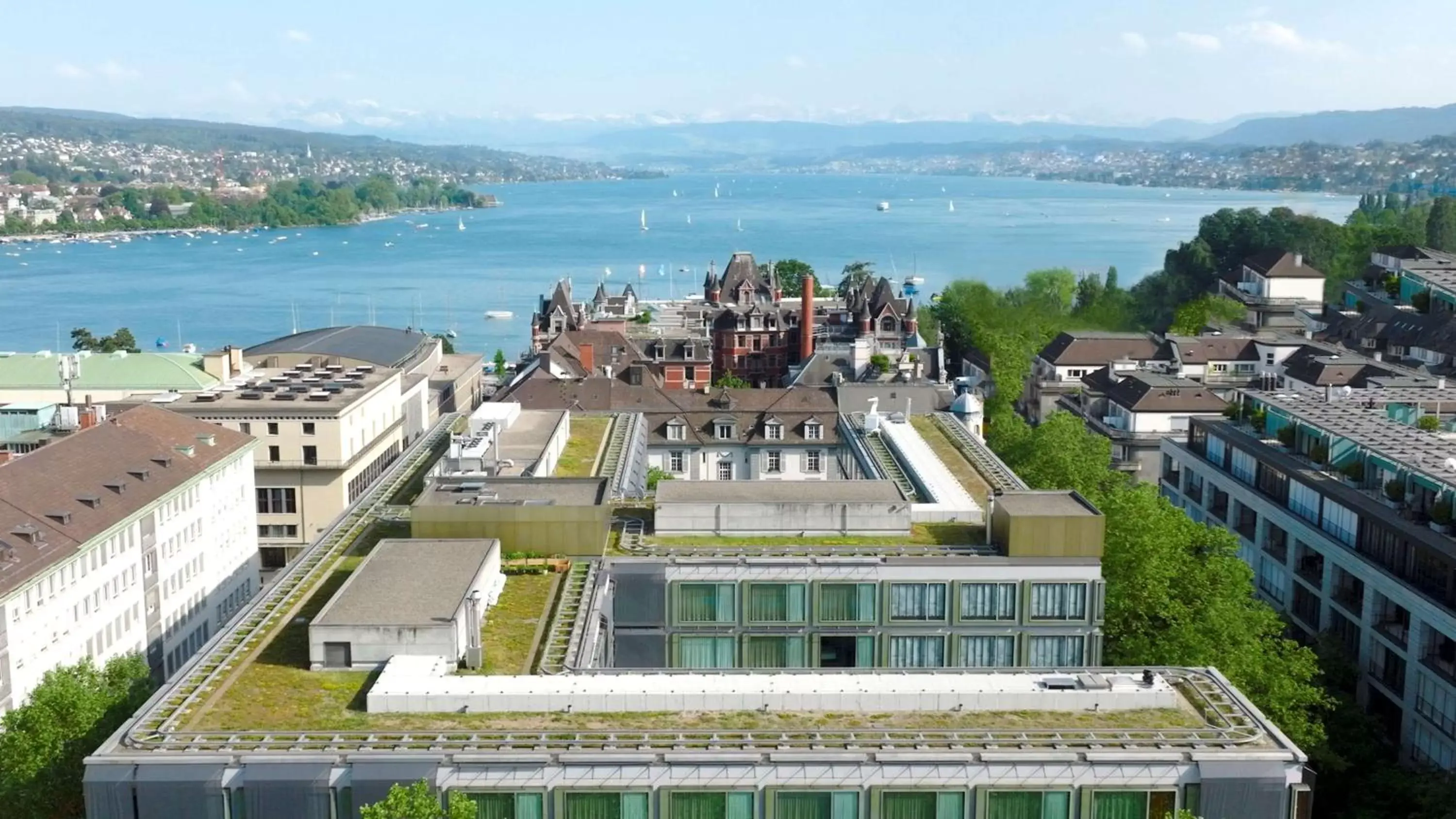Property building, Bird's-eye View in Park Hyatt Zurich – City Center Luxury