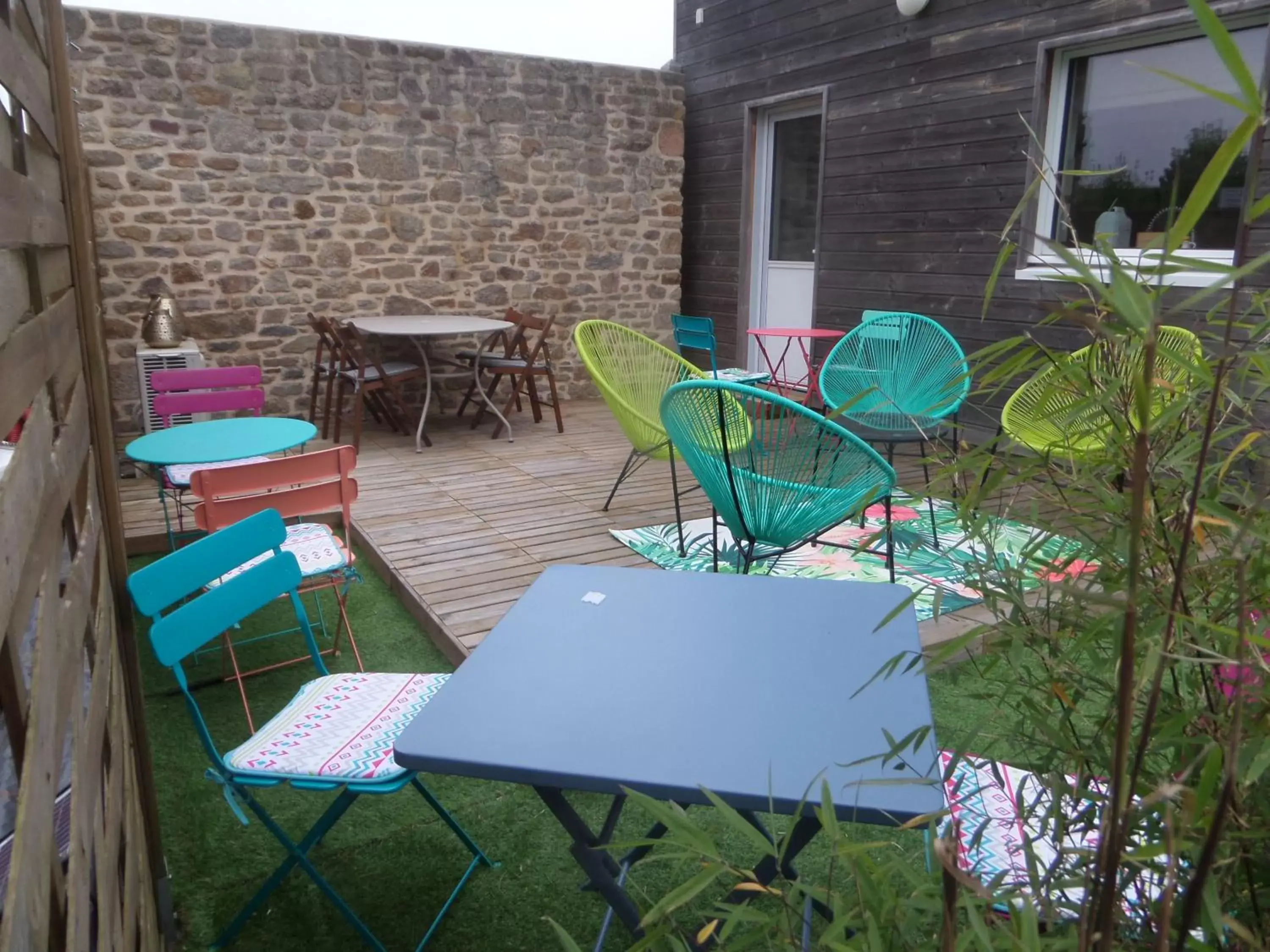 Patio in Les Gites de Kerdurod