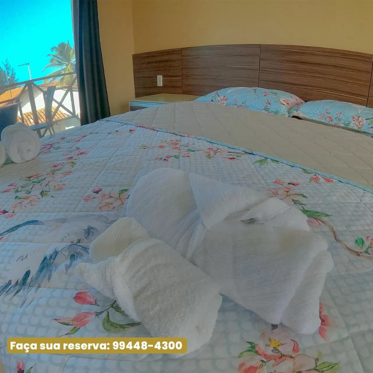 Bed in Pousada Bellissima Italia