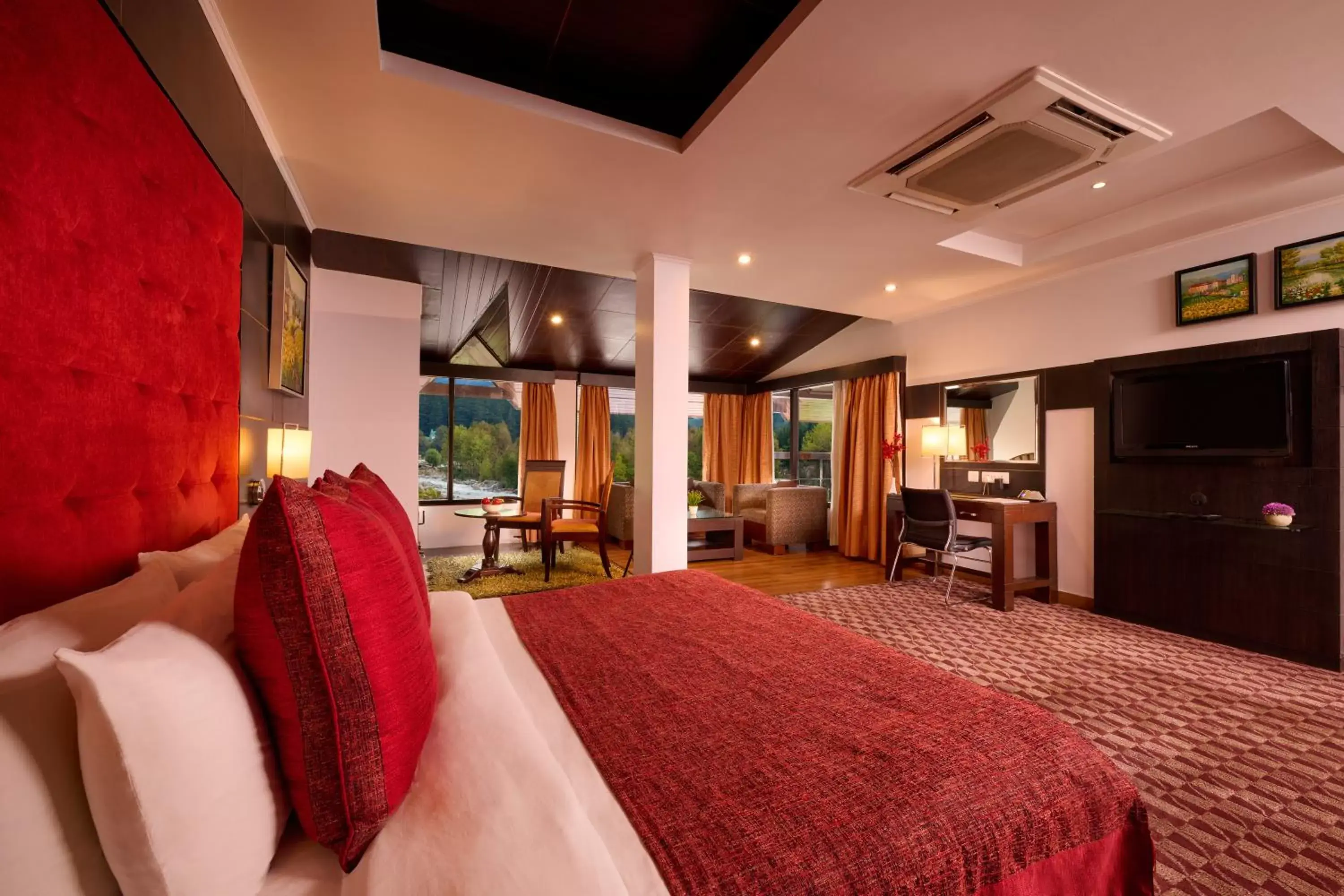 Bedroom in Renest River Country Resort Manali