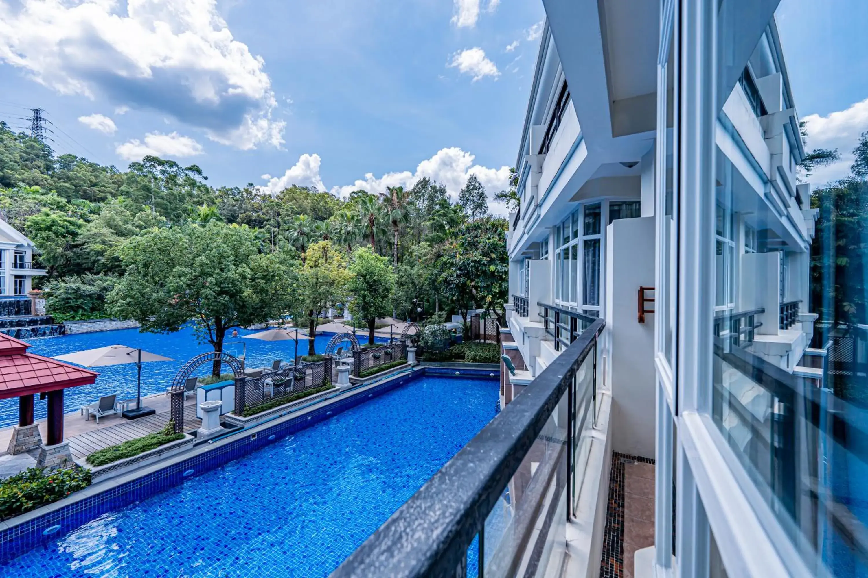 Pool View in Goodview Hotel Sangem Tangxia