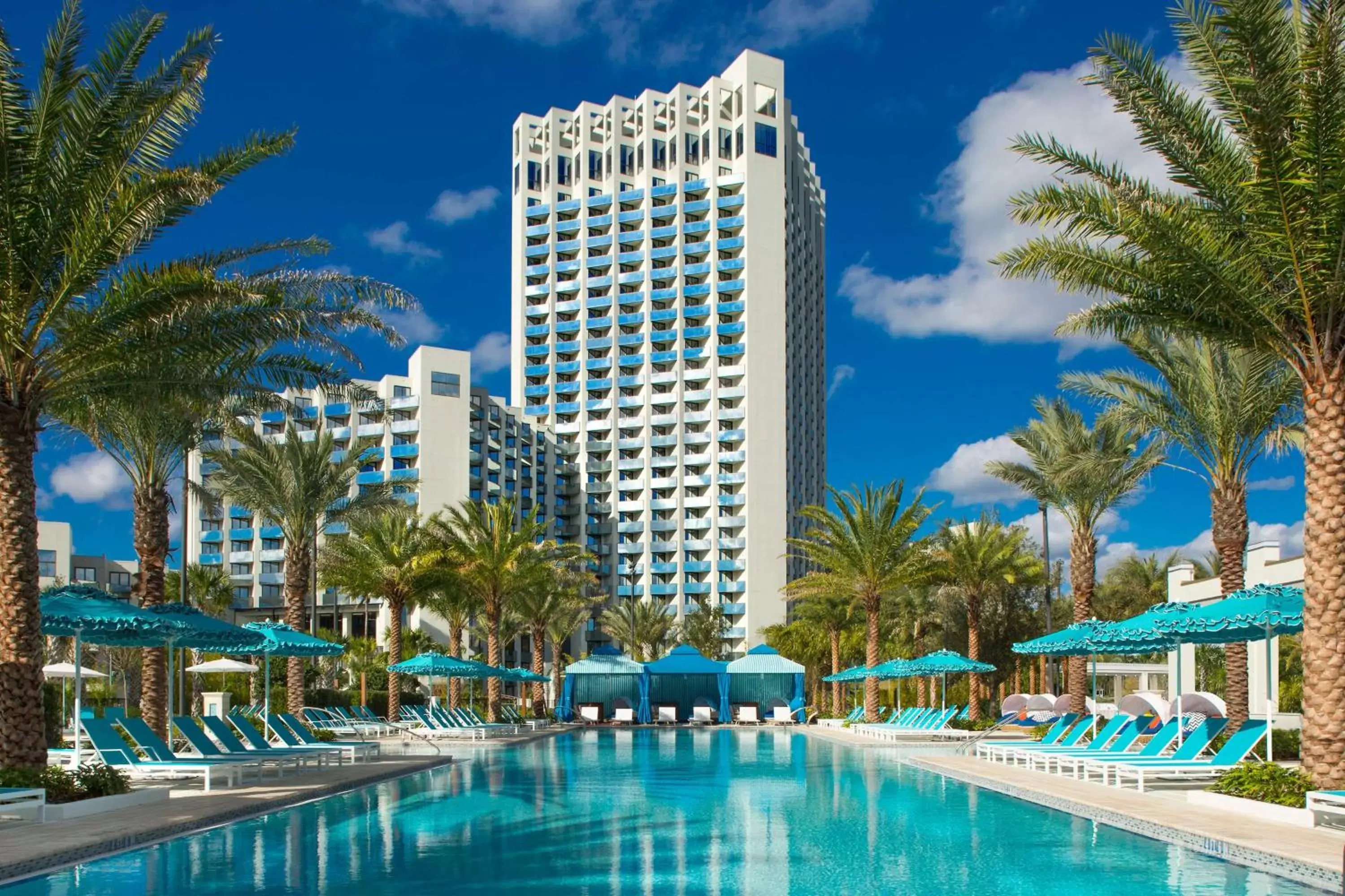 Pool view, Property Building in Hilton Orlando Buena Vista Palace - Disney Springs Area