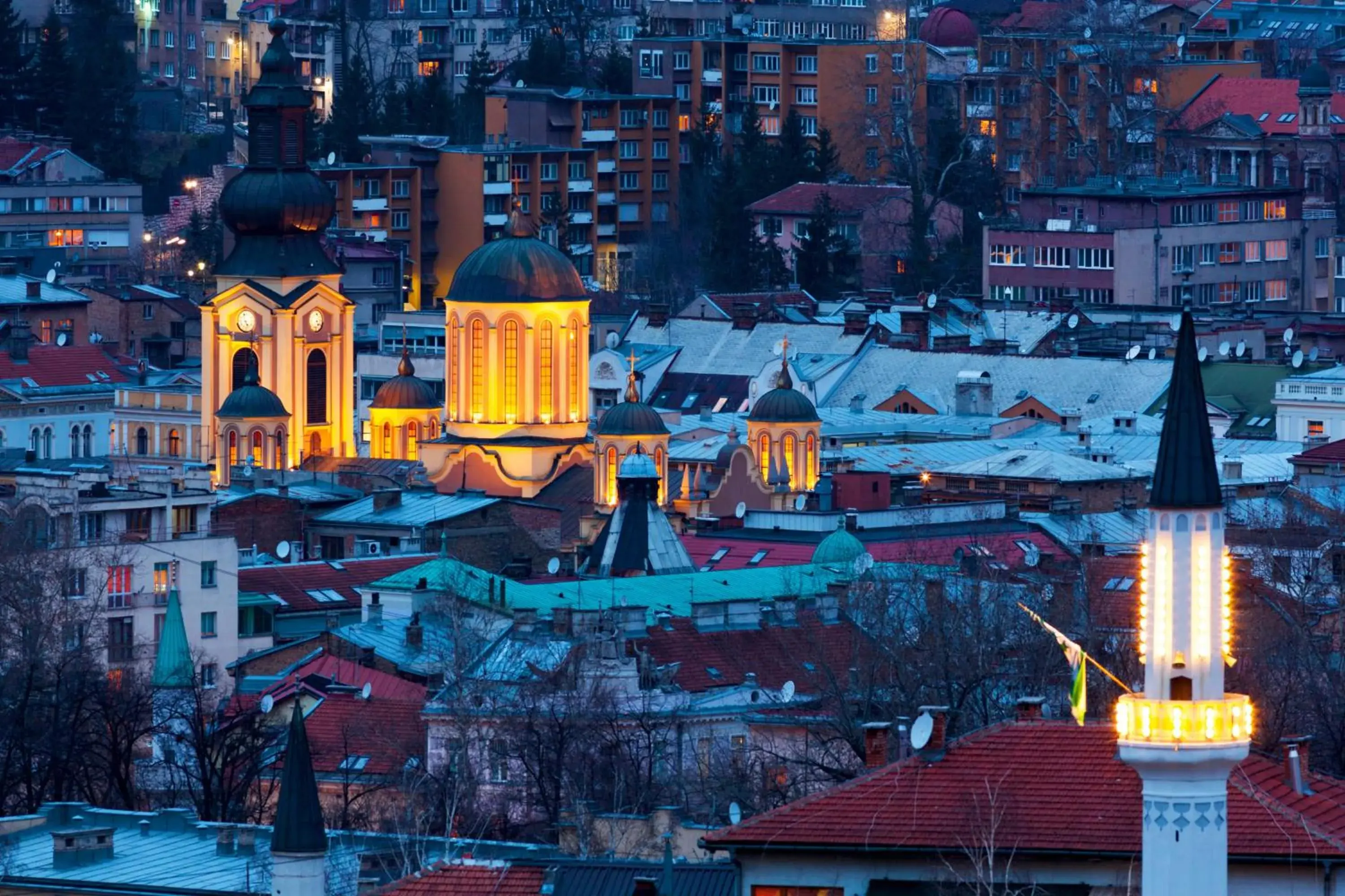 City view, Winter in Heritage Hotel Krone