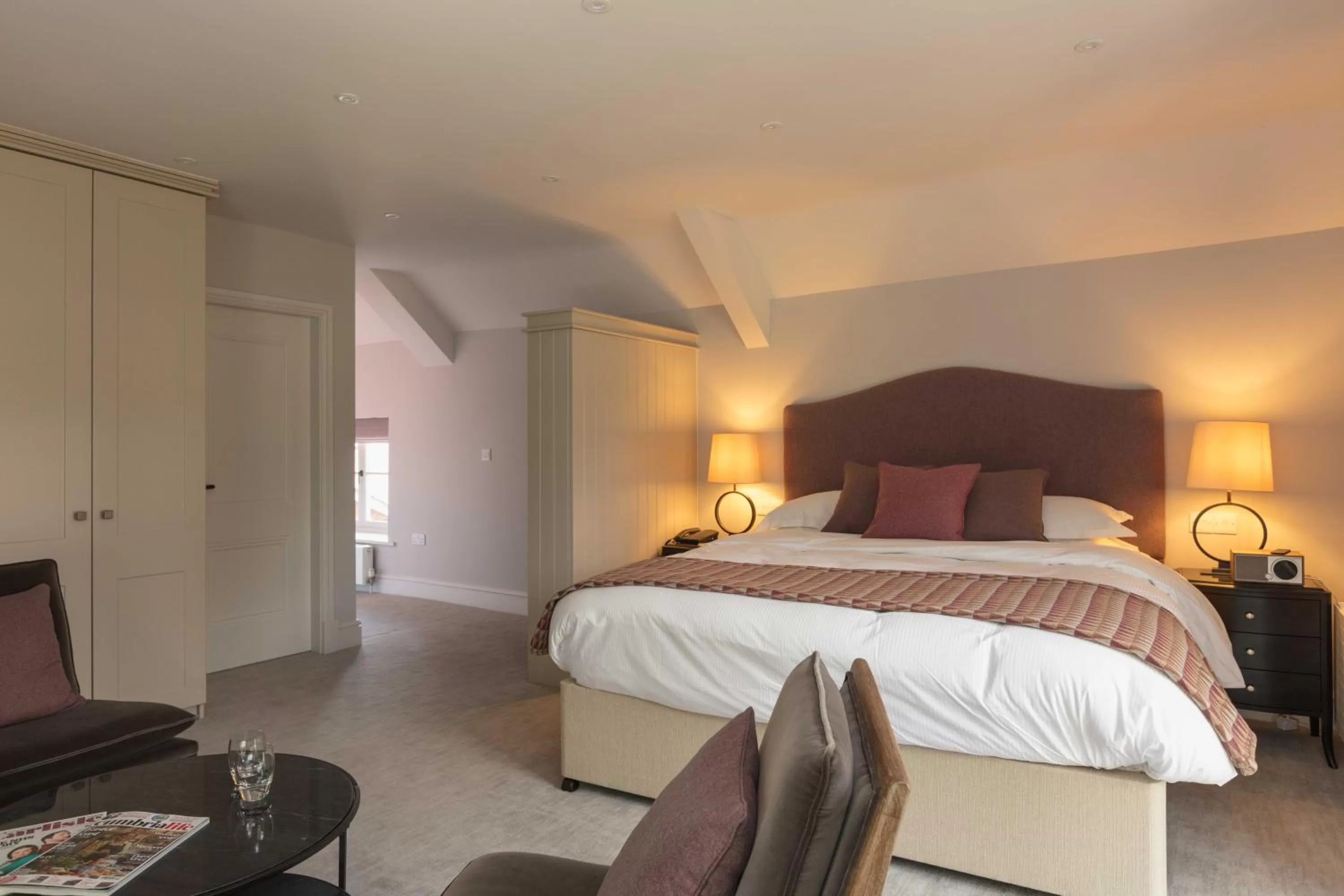 Bedroom, Bed in Farlam Hall Hotel & Restaurant