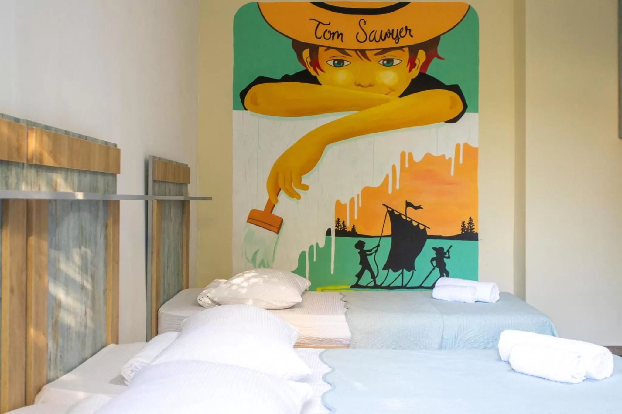 Photo of the whole room, Bed in Book Hotel