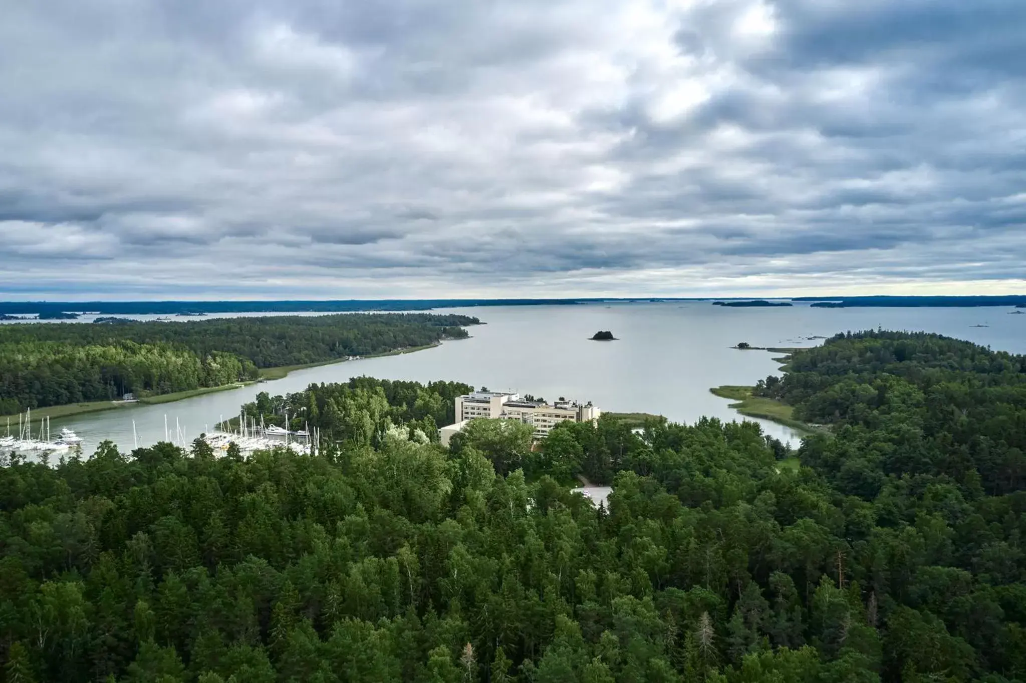 Property building, Bird's-eye View in Ruissalo Spa Hotel