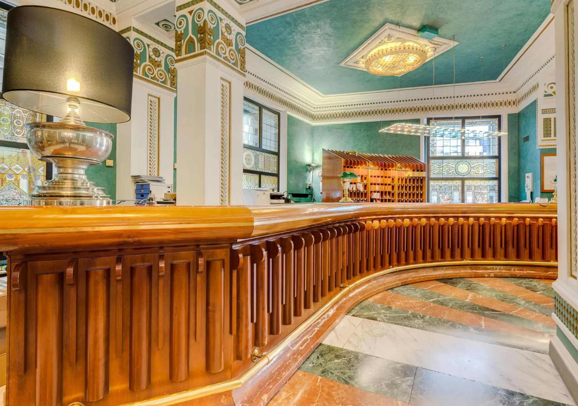 Lobby or reception in Hotel Roma