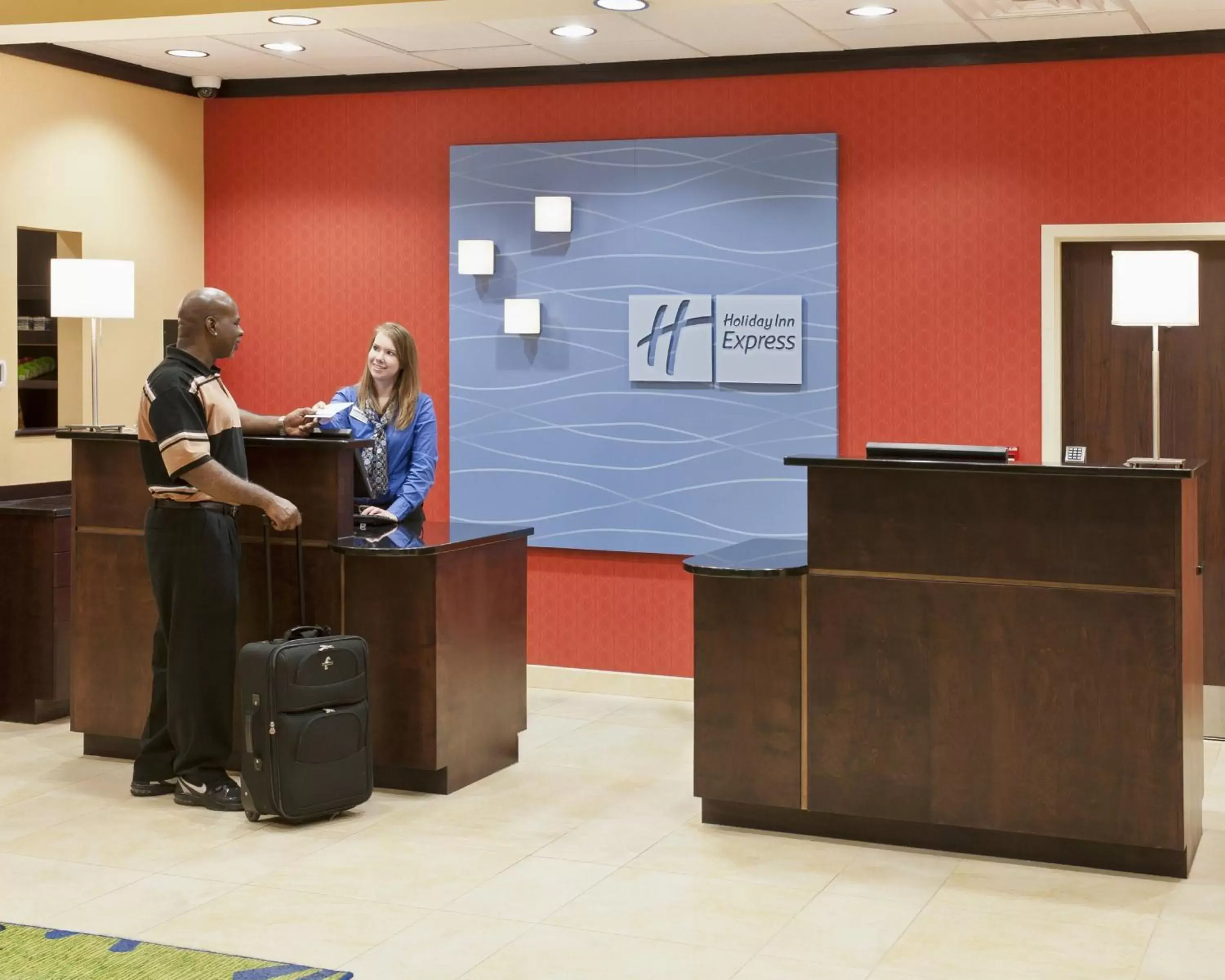 Property building, Lobby/Reception in Holiday Inn Express & Suites Dayton South - I-675, an IHG Hotel