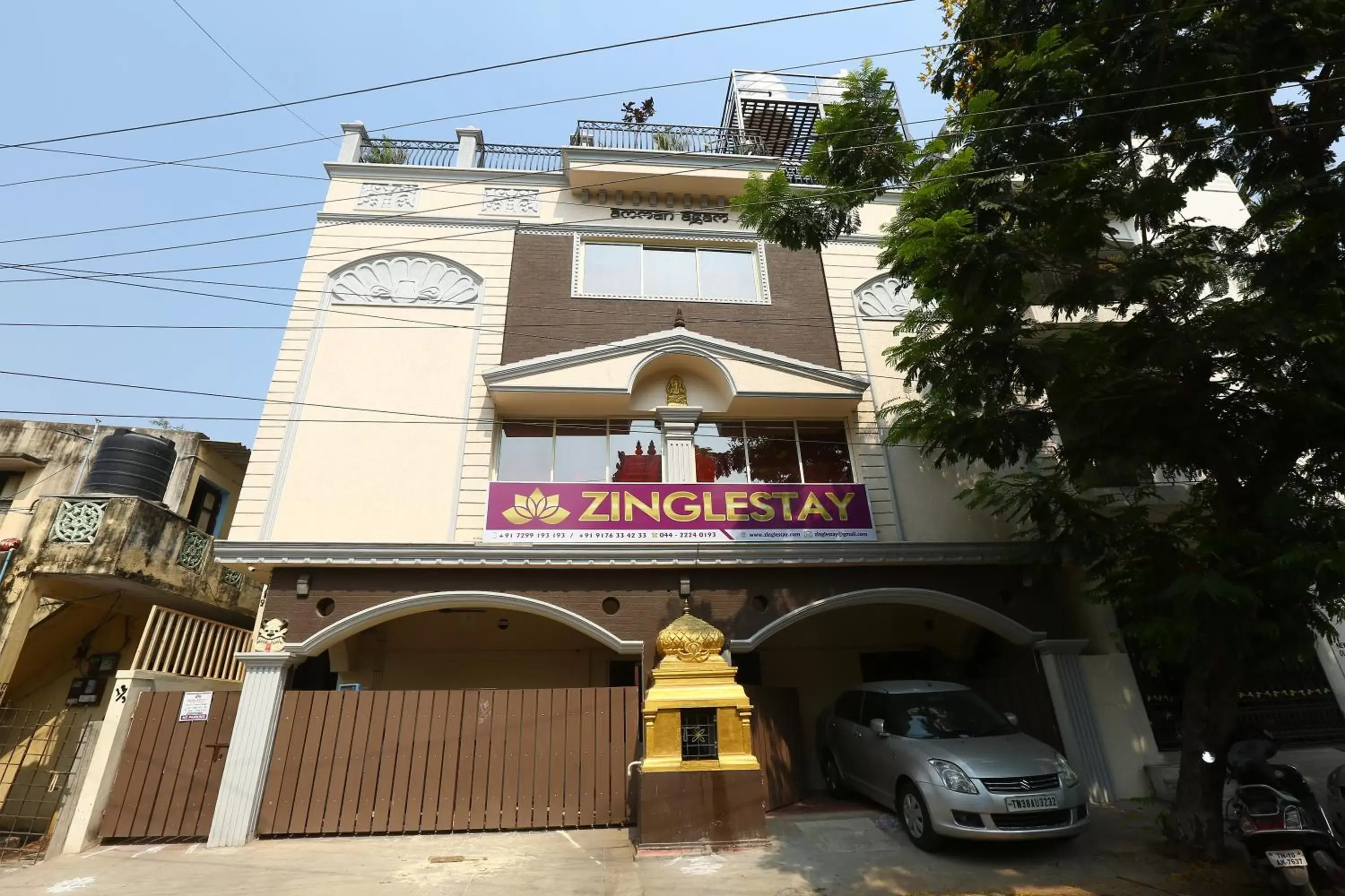 Facade/entrance, Property Building in Zingle Stay Airport Hotel