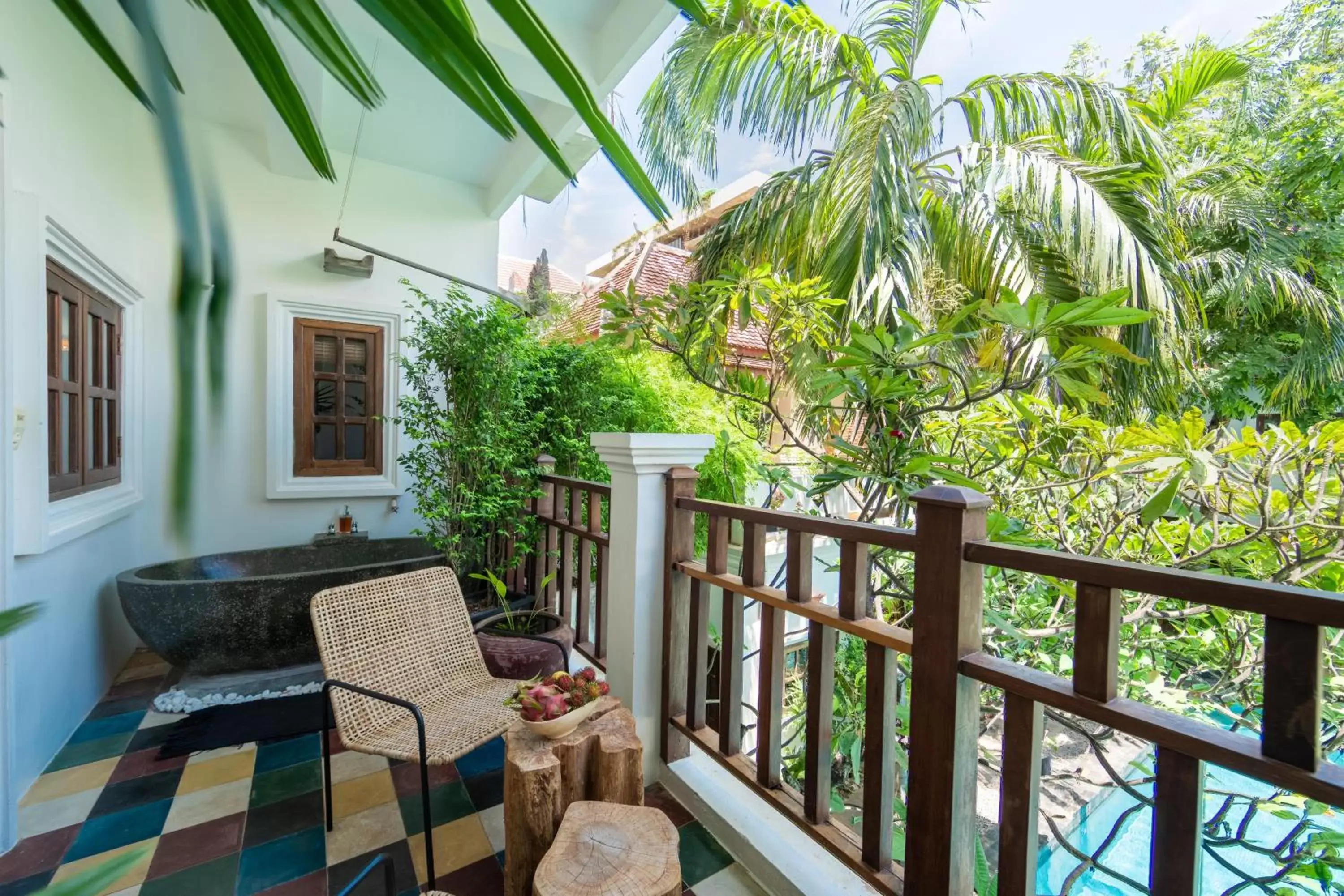 Balcony/Terrace in Rambutan Resort – Siem Reap