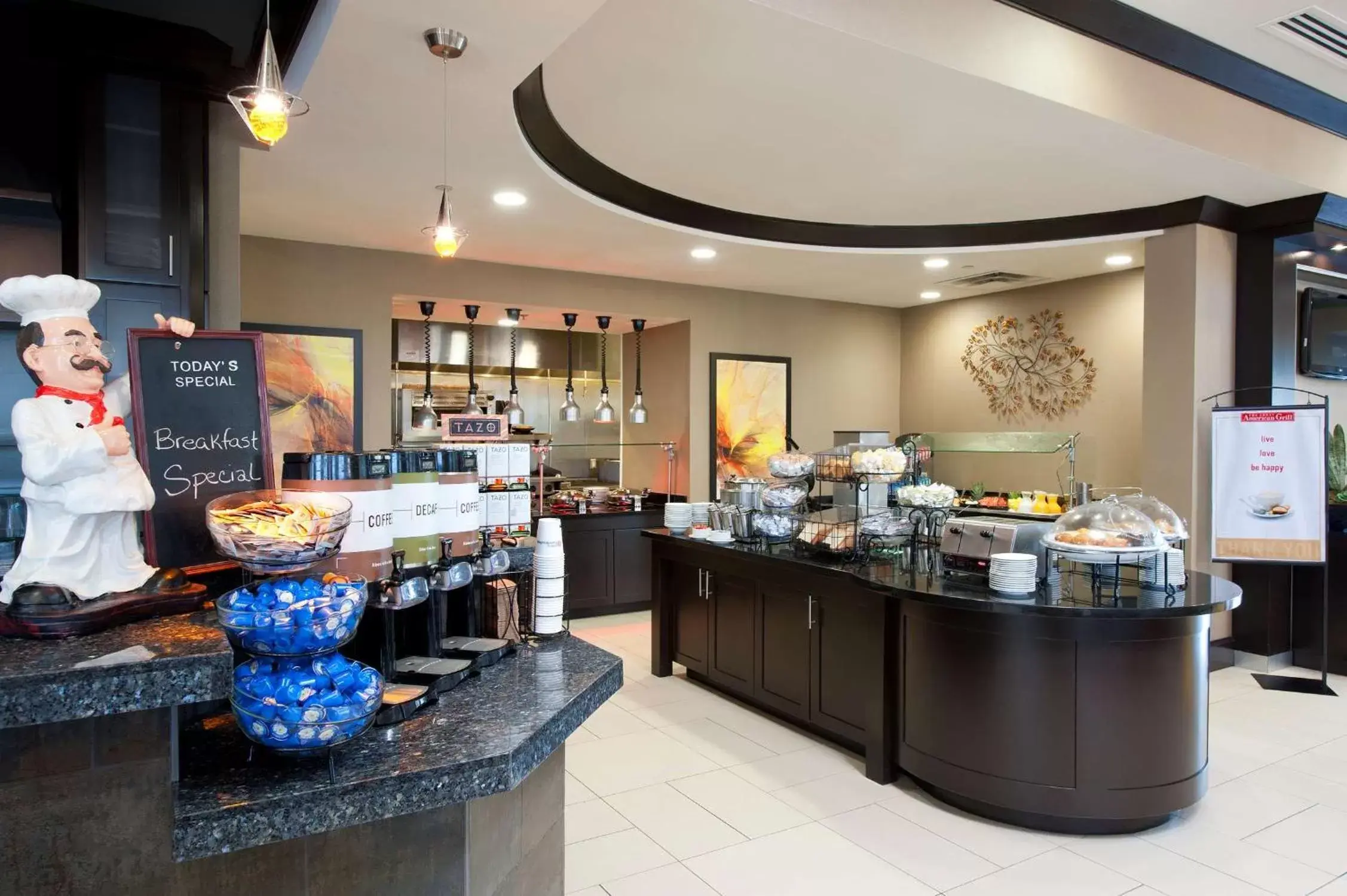 Dining area, Restaurant/Places to Eat in Hilton Garden Inn Ft Worth Alliance Airport