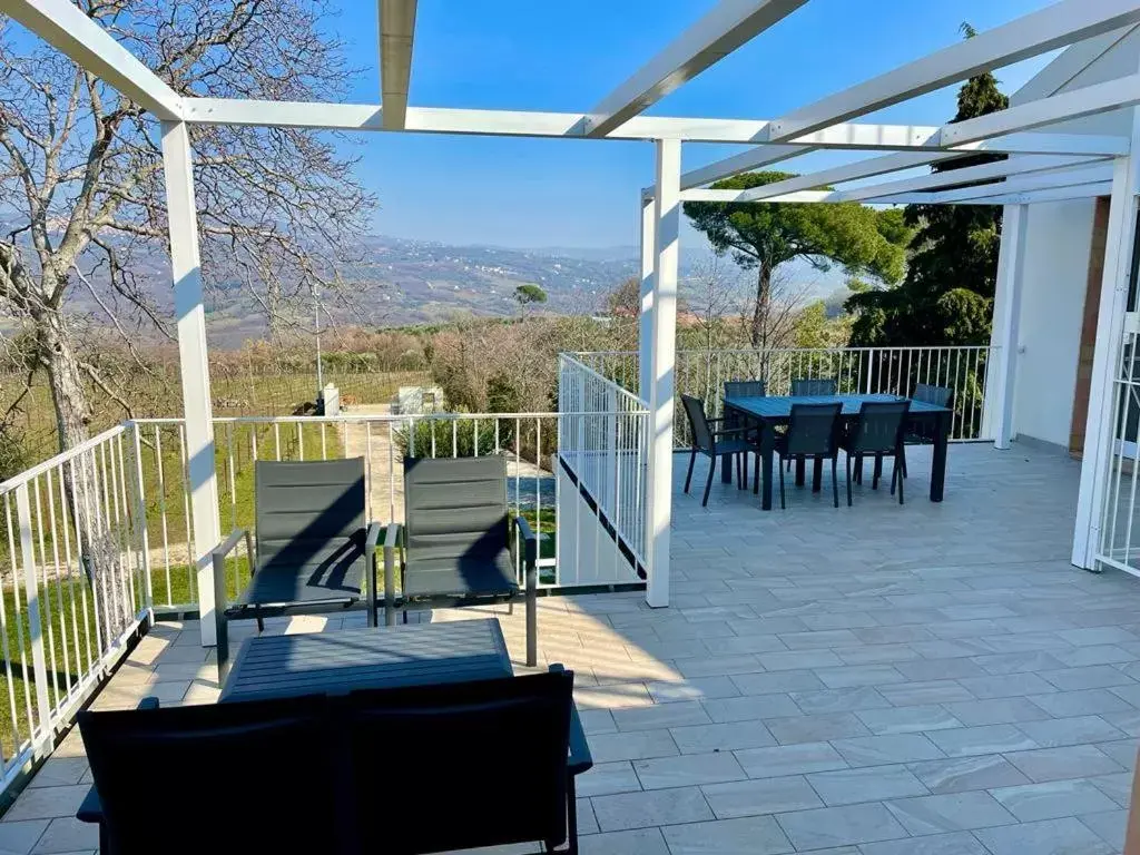 Balcony/Terrace in Agriturismo Le Masciare