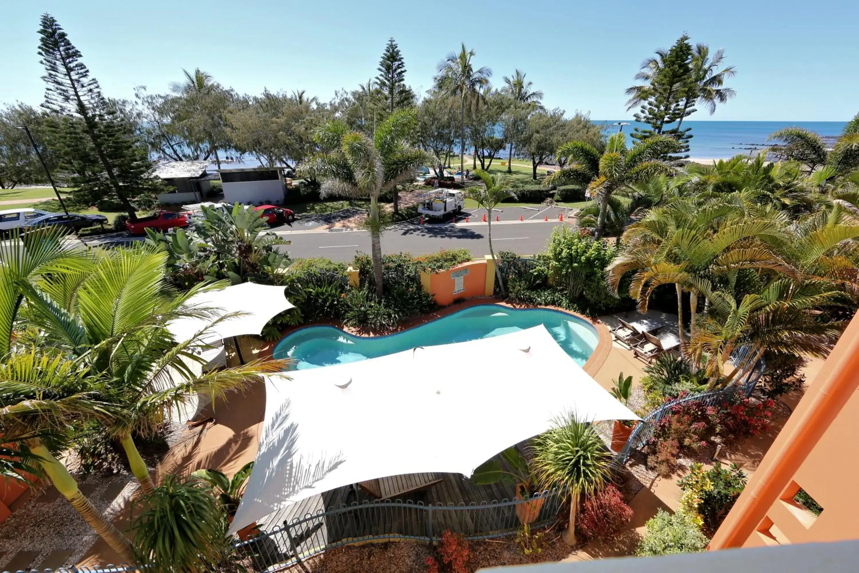 Day, Pool View in Kacy's Bargara Beach Motel