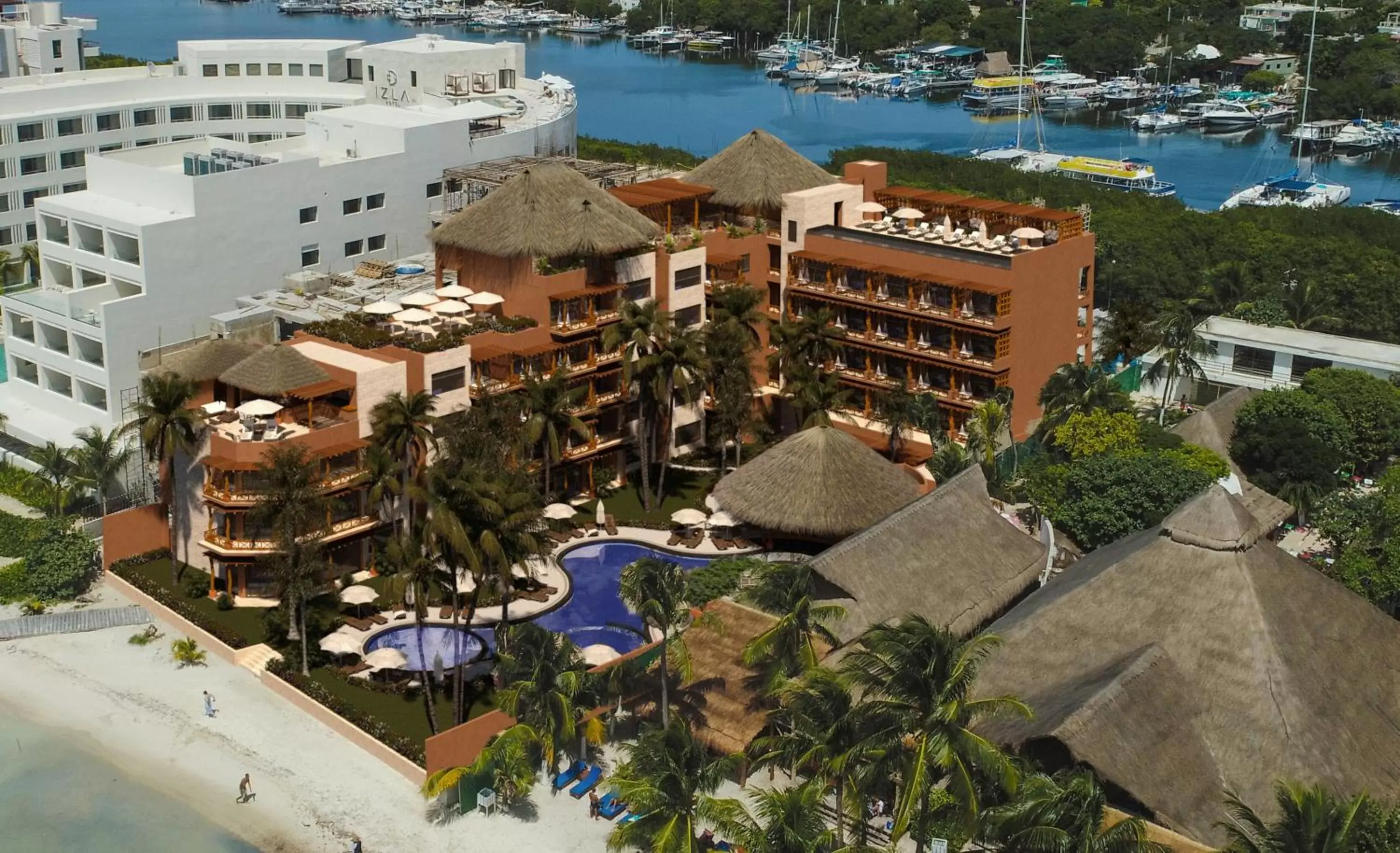 Property building, Bird's-eye View in Hotel Beló Isla Mujeres - All Inclusive